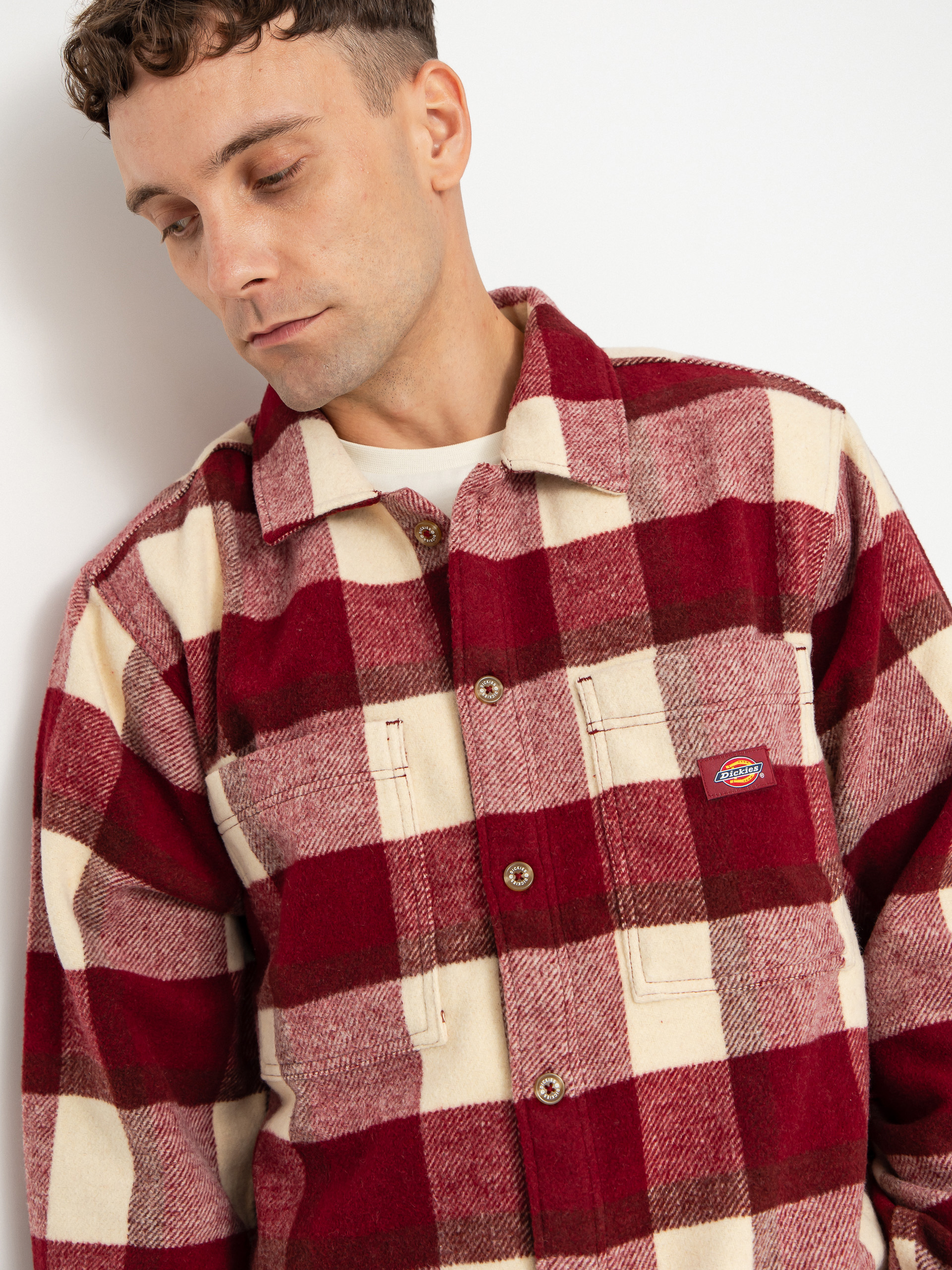 Dickies Plaid Coaling Shirt (tibetan red)