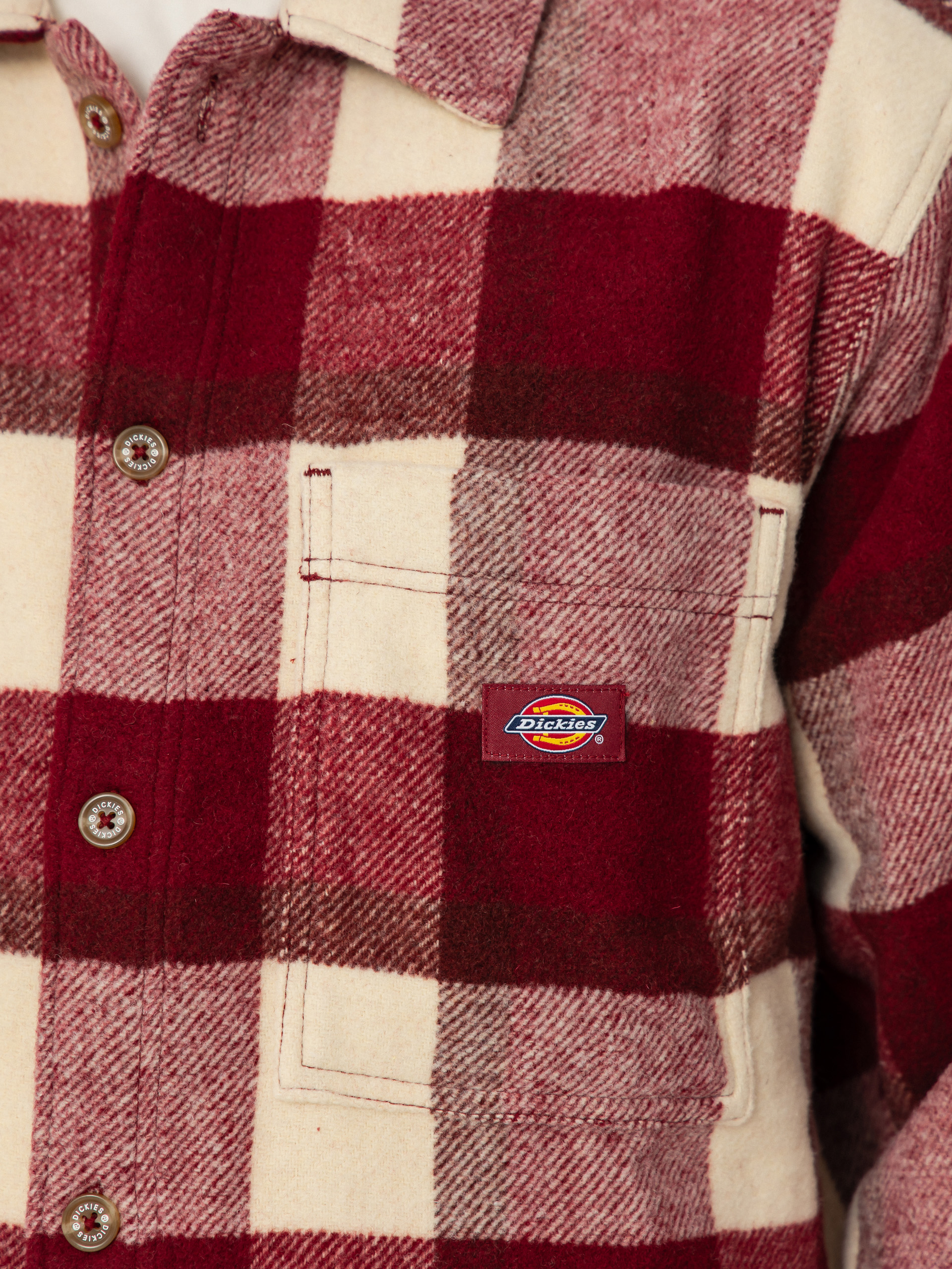 Dickies Plaid Coaling Hemd (tibetan red)