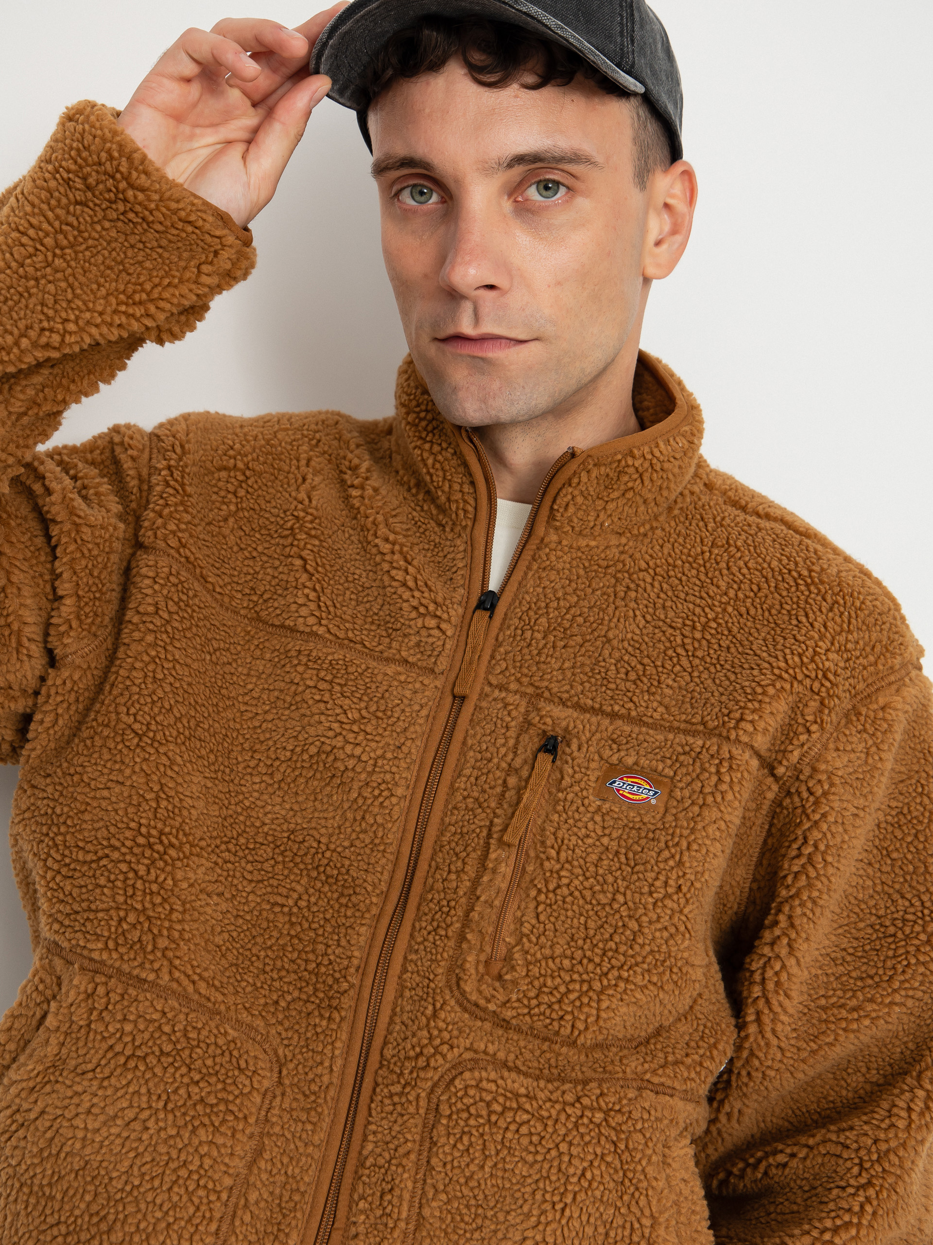 Mens Dickies Mount Hope Fleece  (brown duck)