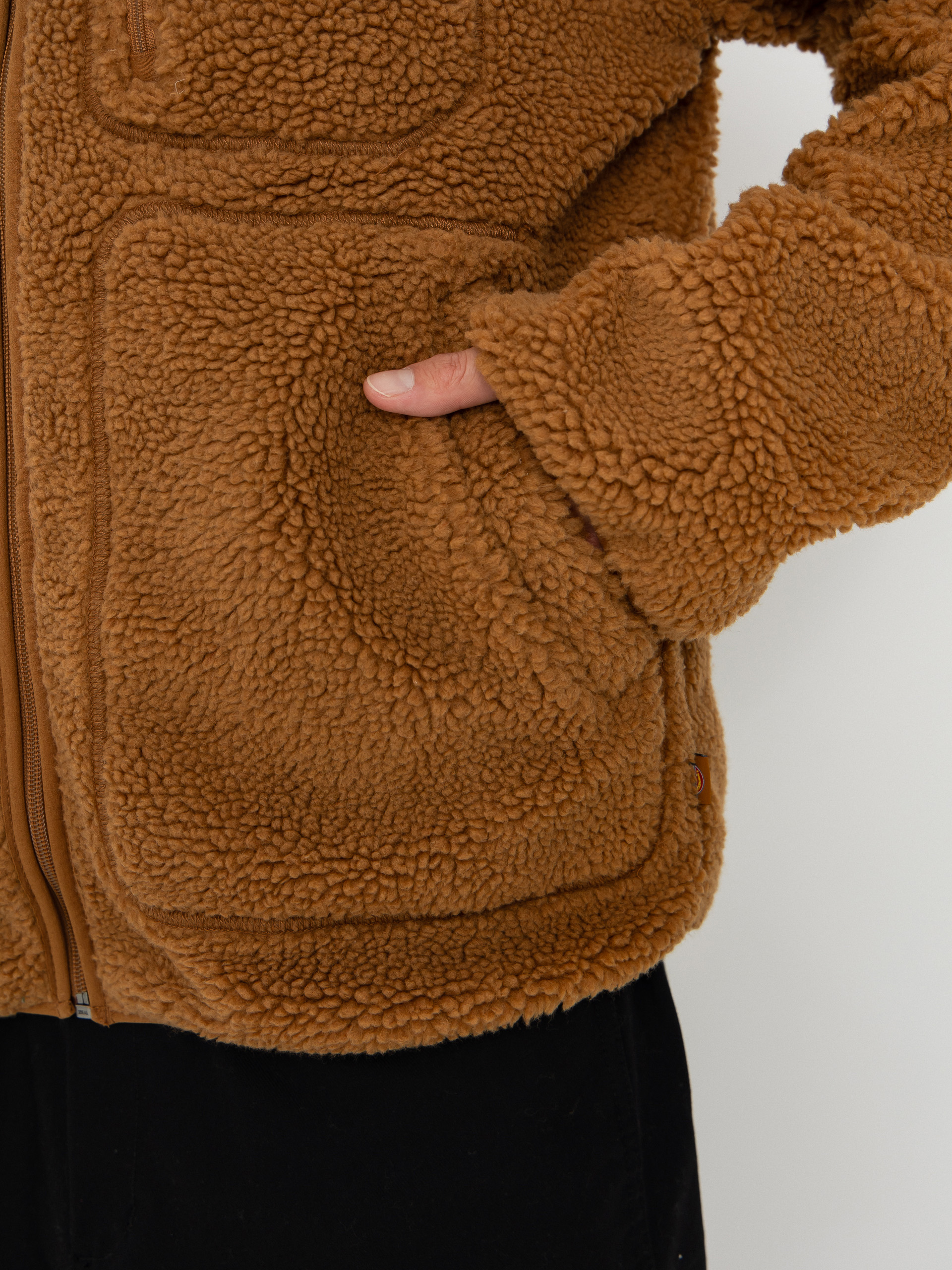 Mens Dickies Mount Hope Fleece  (brown duck)
