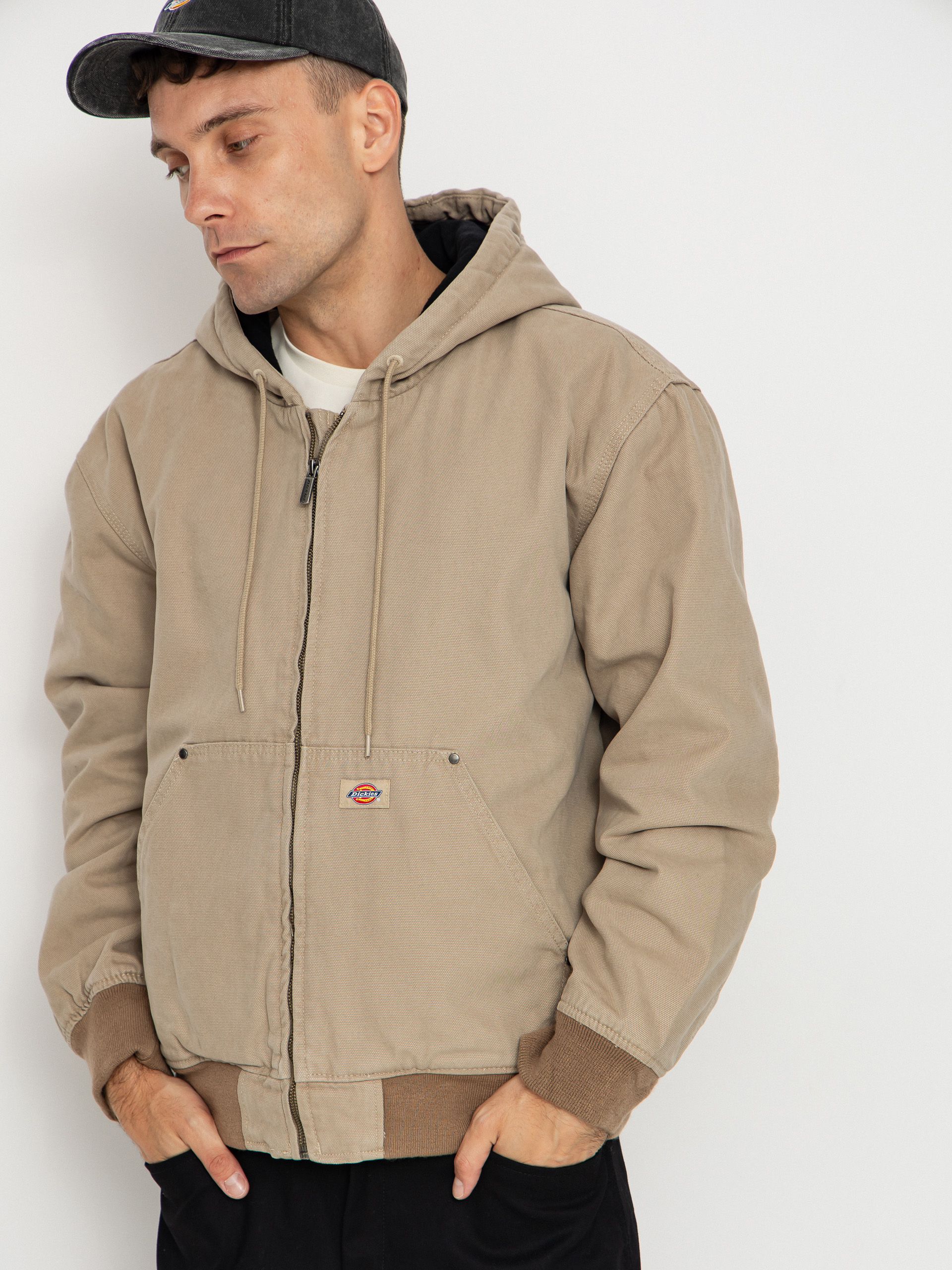 Dickies Hilham Hooded Canvas Jacket - beige (desert sand)