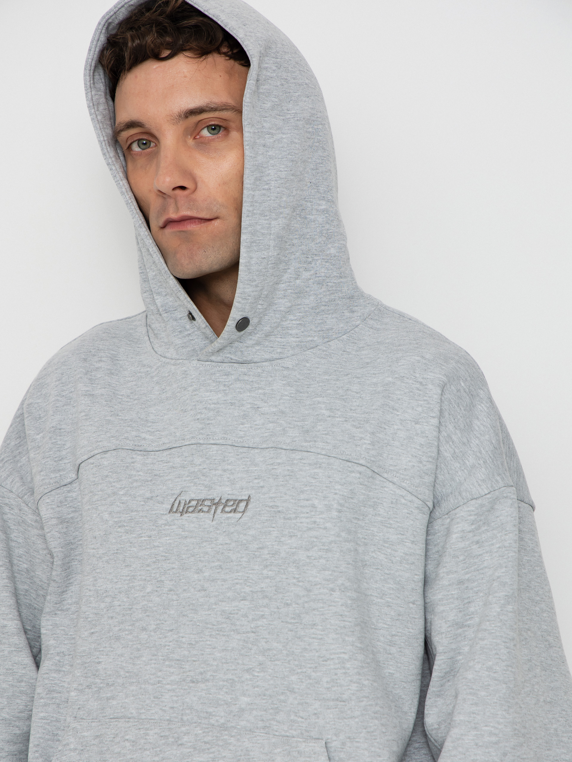 Wasted Paris Hoodie Switchblade Boxy HD (ash grey)