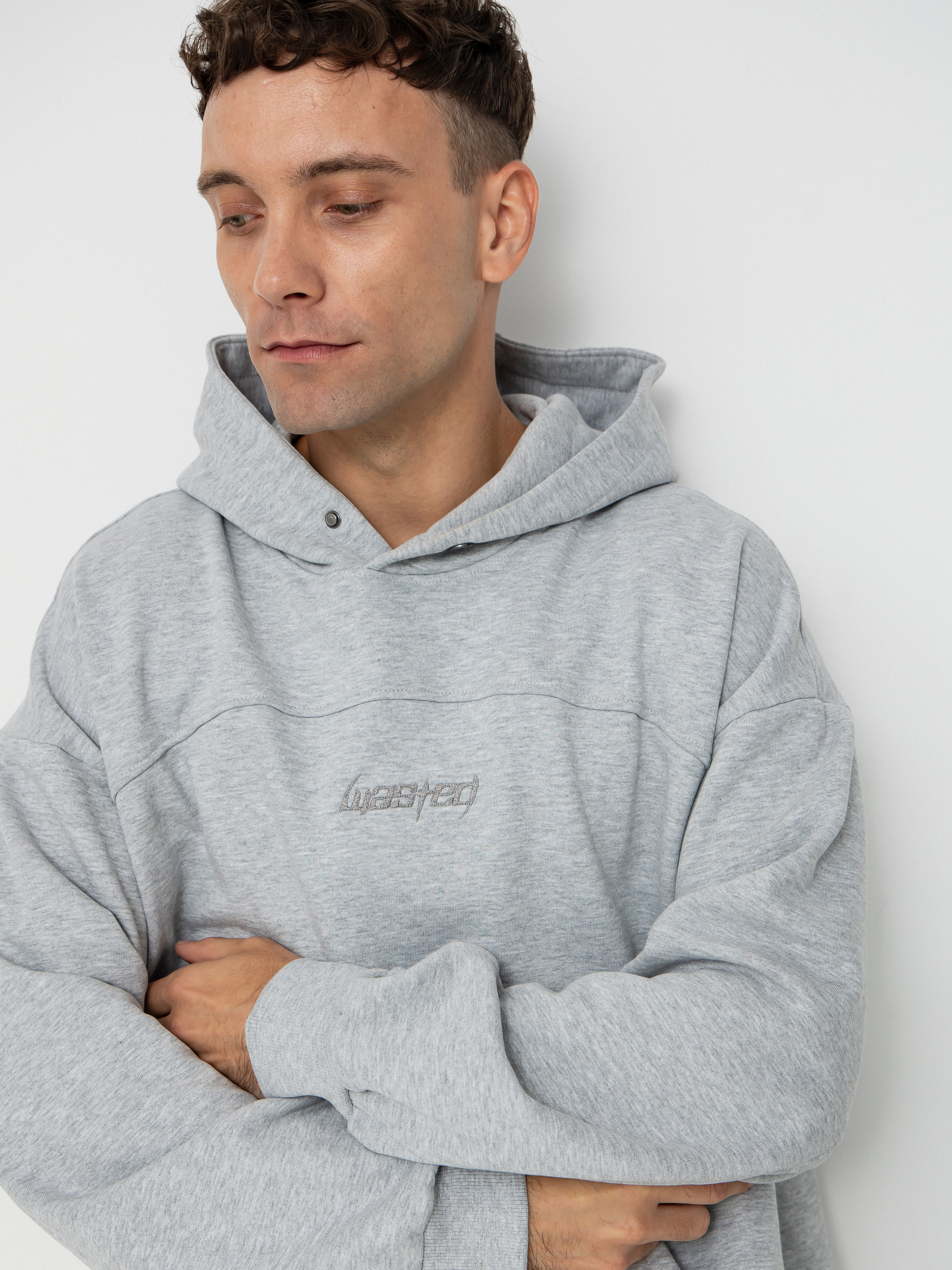 Wasted Paris Hoodie Switchblade Boxy HD (ash grey)