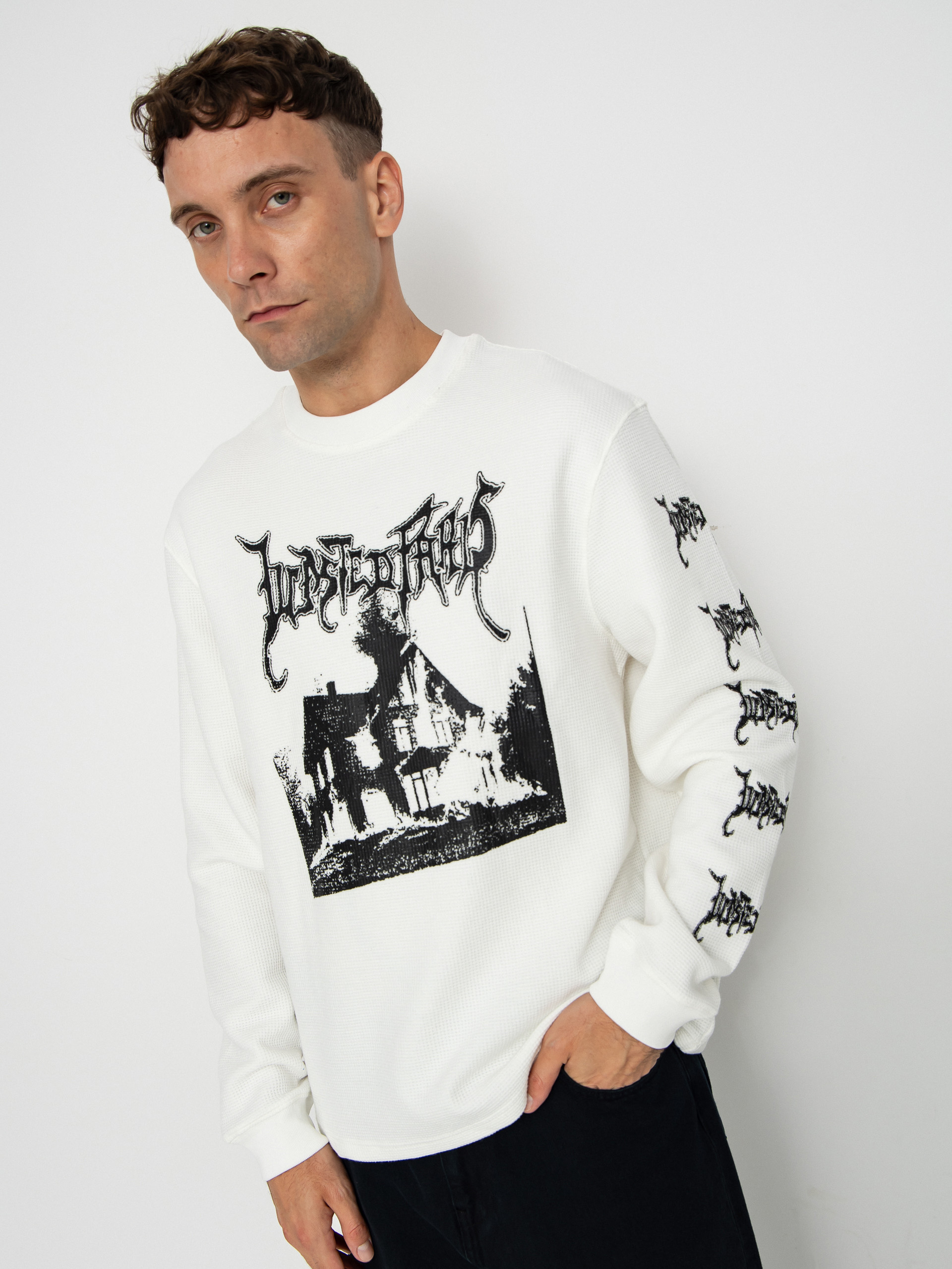 Wasted Paris Longsleeve Ignited Thermal (white)