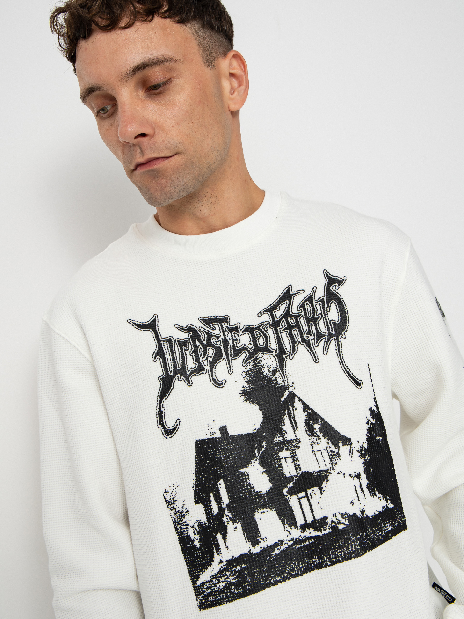Wasted Paris Longsleeve Ignited Thermal (white)