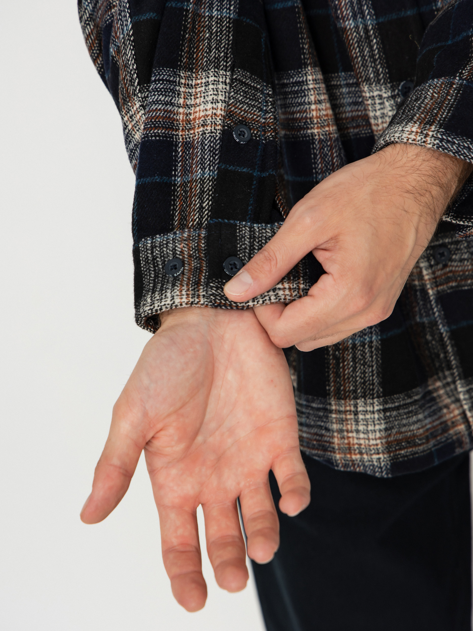 Santa Cruz Hemd Apex (navy check)