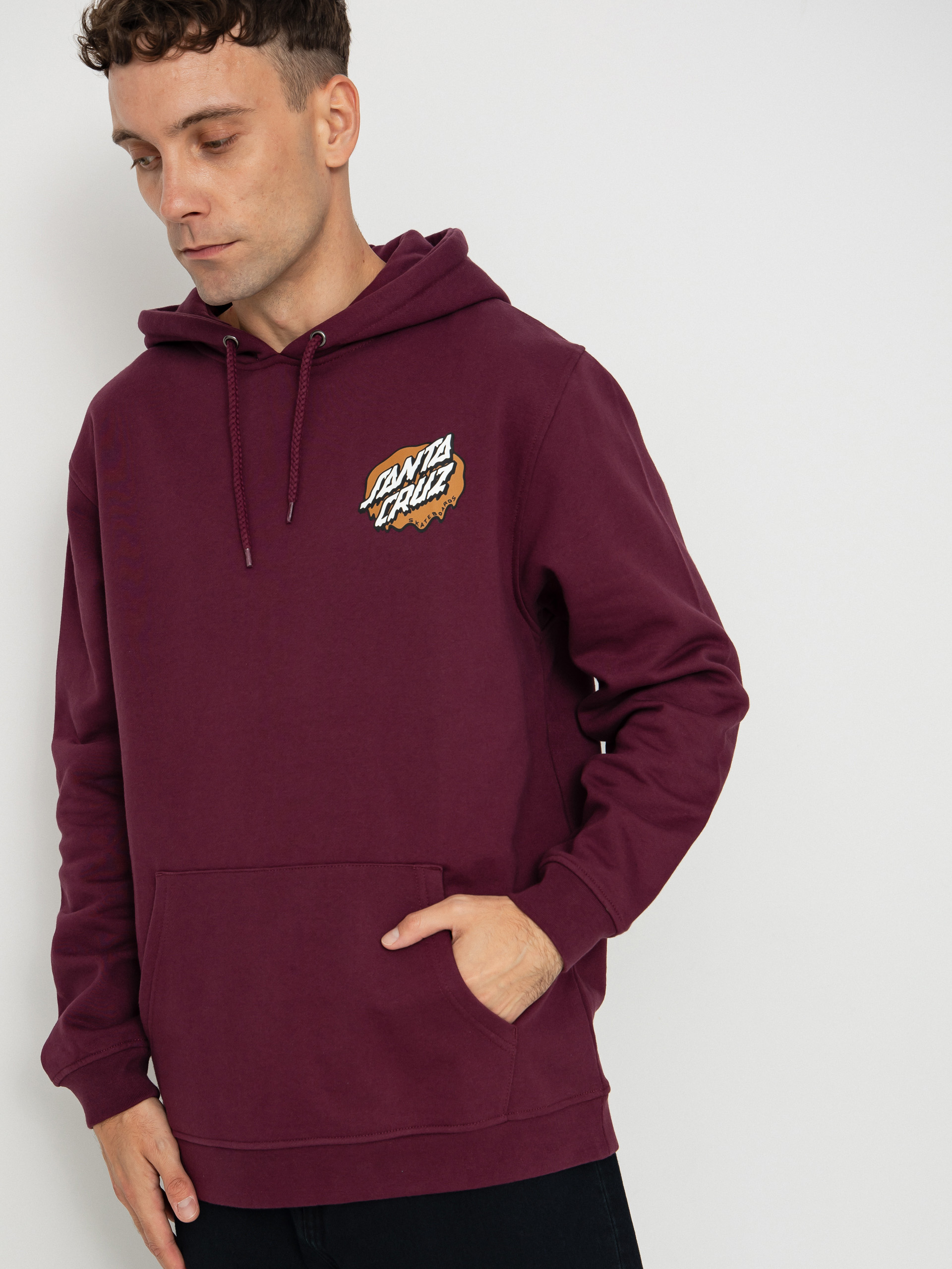 Santa Cruz Sweatshirt Slime Scream (dark cherry)