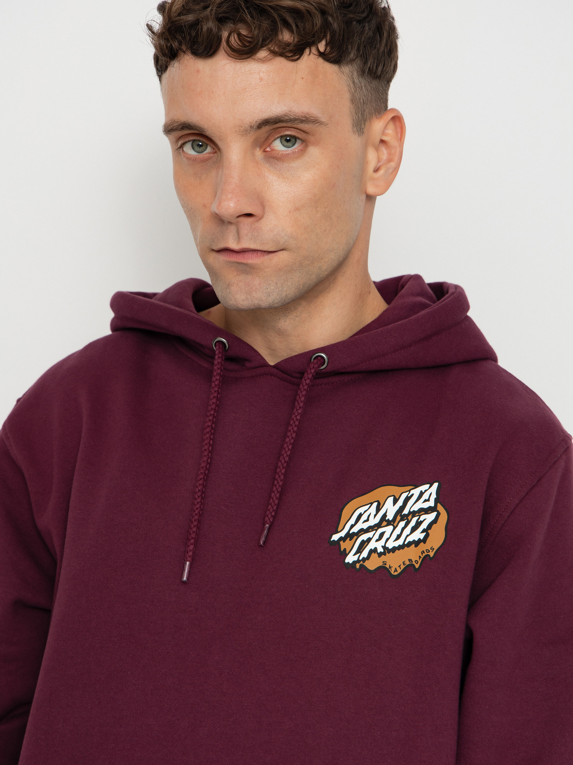 Santa Cruz Sweatshirt Slime Scream (dark cherry)