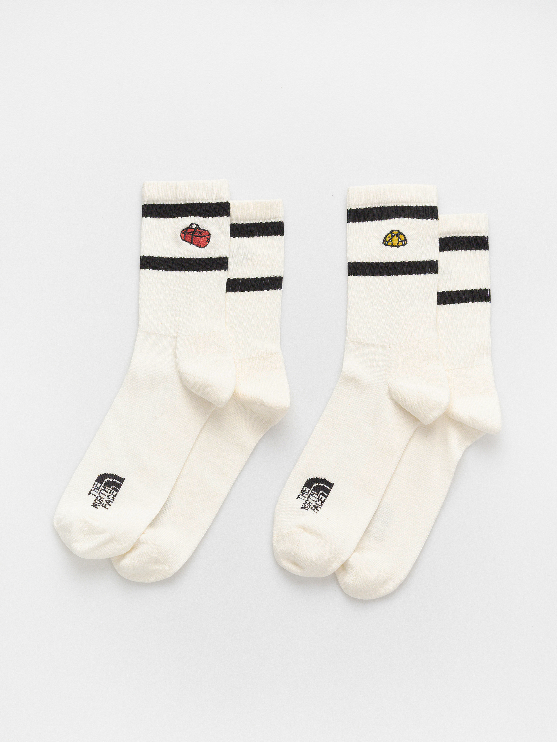 The North Face Everyday Crew Tnf Icons 2P Socks (white dune)