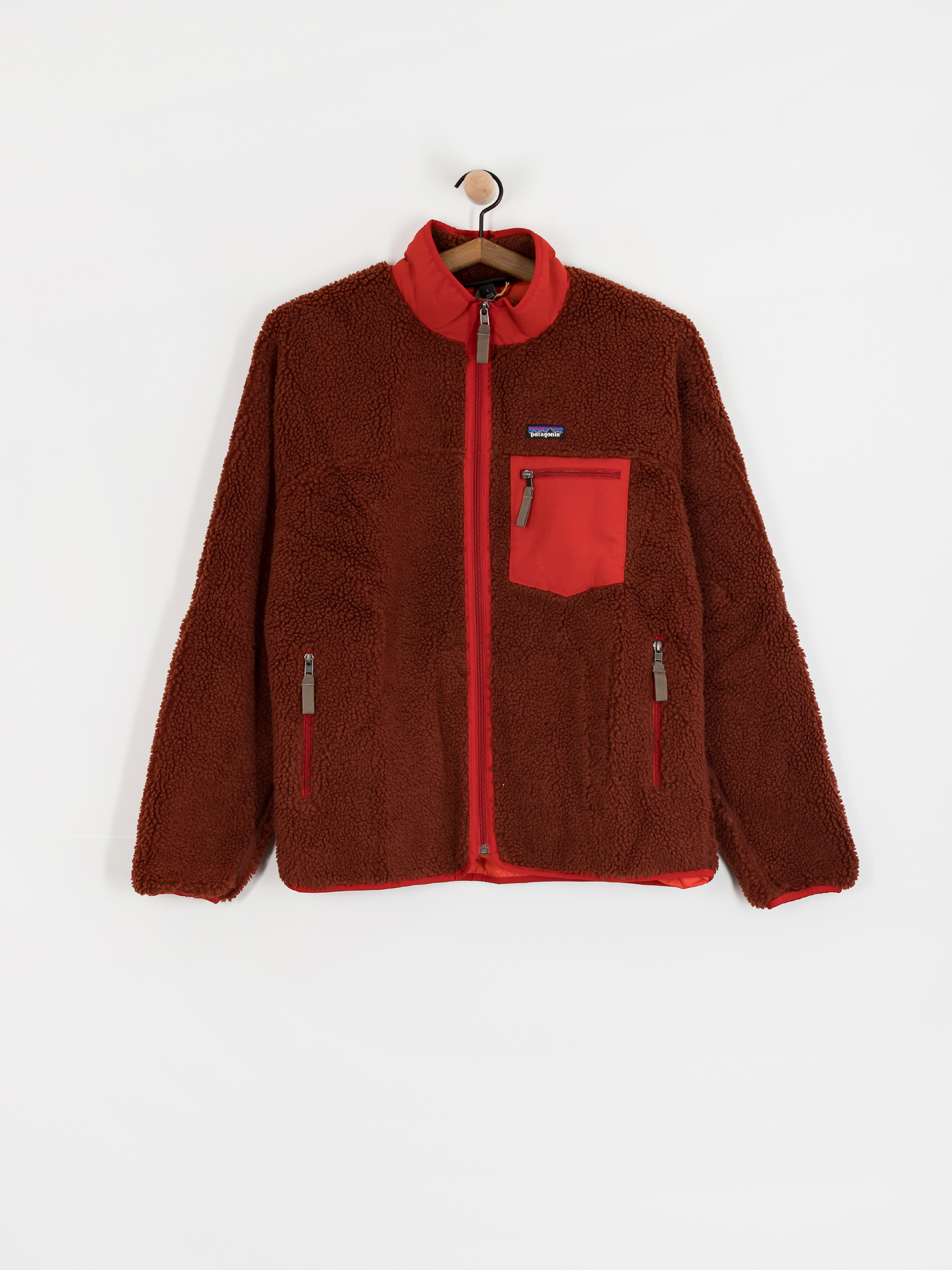 Patagonia Classic Retro X Jacke - Weinrot (dried vanilla)