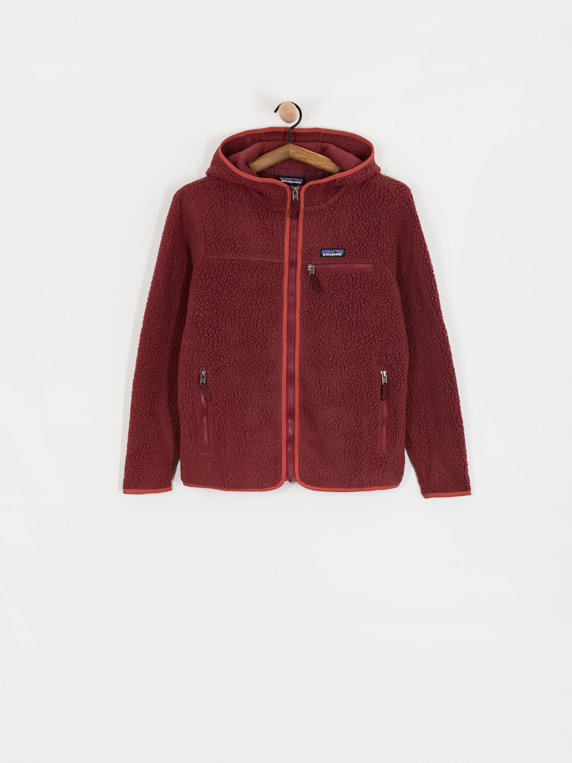 Damen Patagonia Retro Pile HD Fleece Jacke (sequoia red)