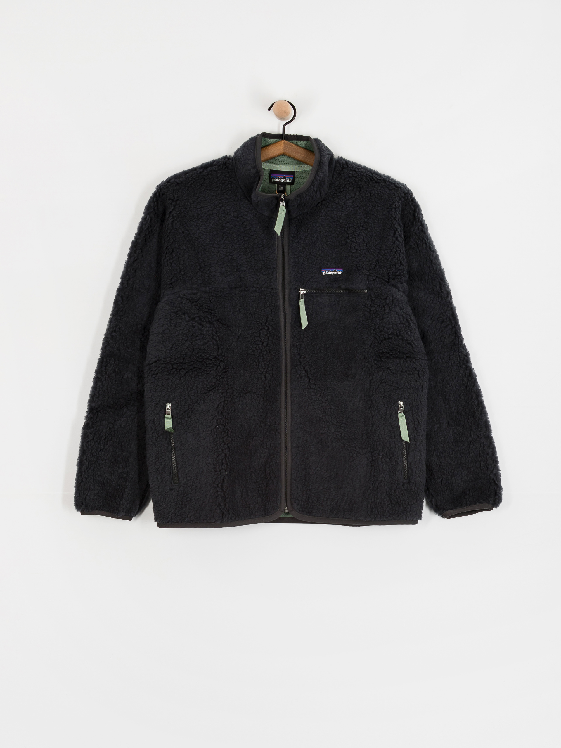 Patagonia Natural Blend Retro Cardigan Sweatshirt (ink black)