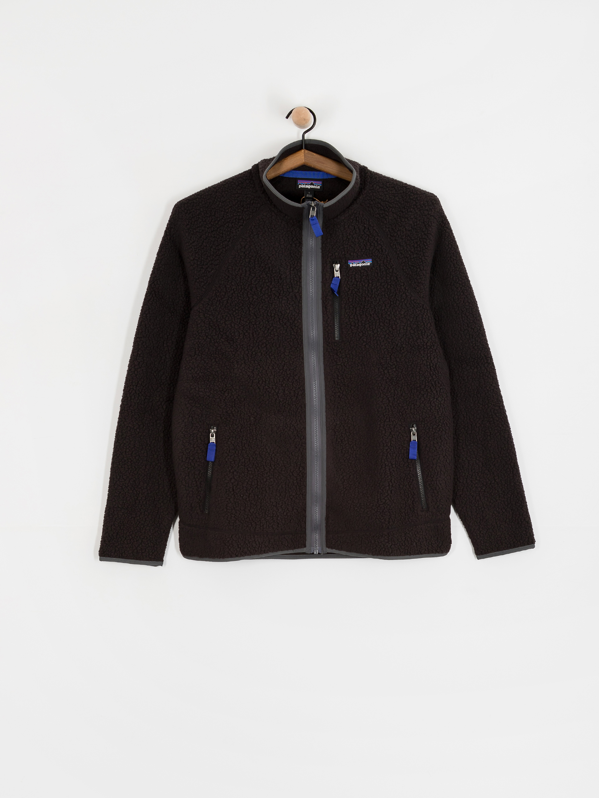 Patagonia Retro Pile Jacke (black w/forge grey)