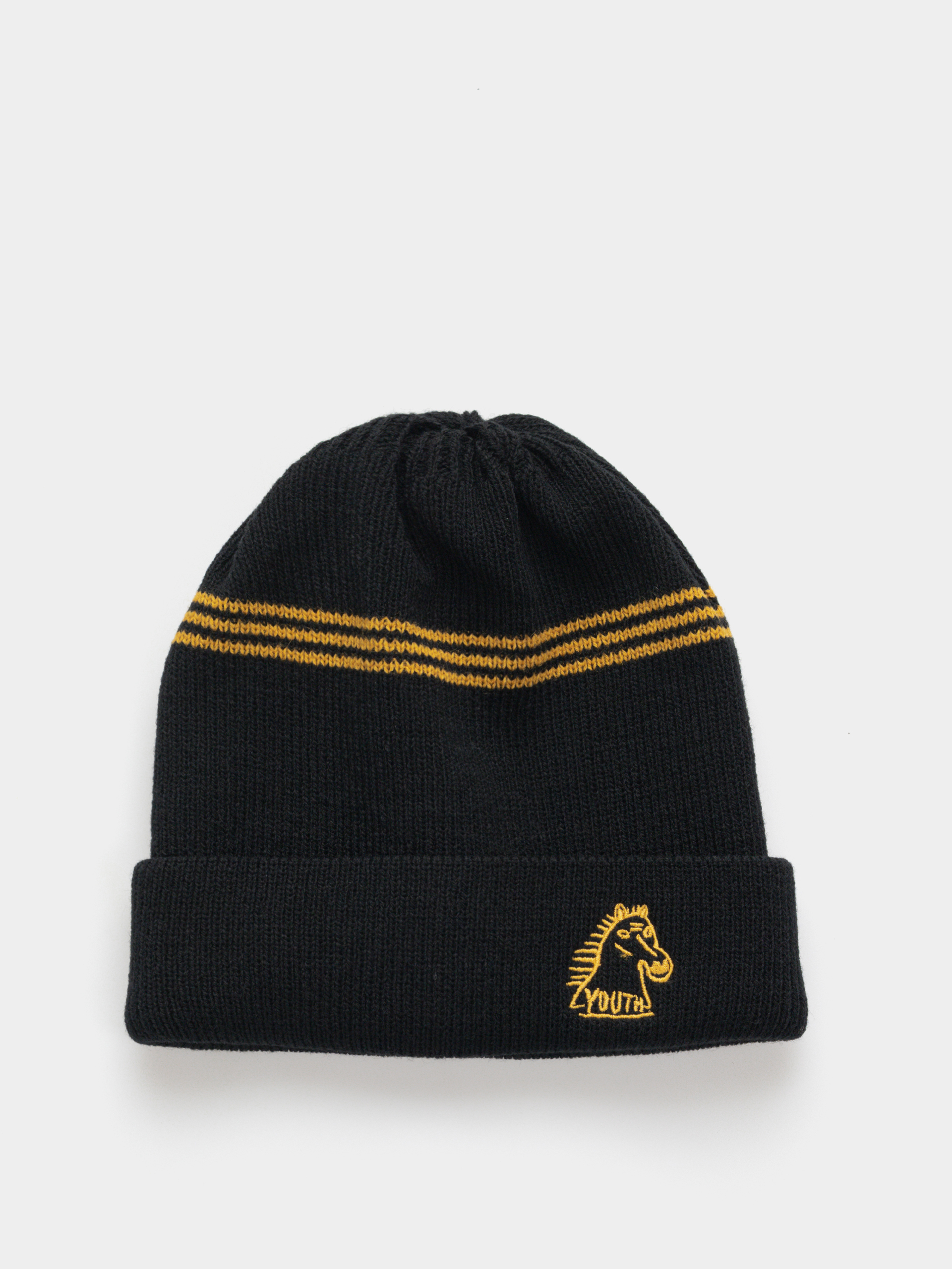 GOLDEN 1978 EMBROIDERY BEANIEビーニー Speakeasy Wool Knit Beanie (K2411XH555-GOLD)