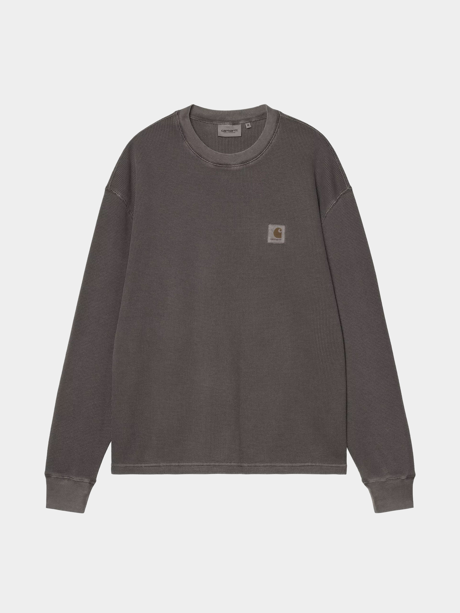 Carhartt WIP Longsleeve Vista Waffle (black/garment dyed)