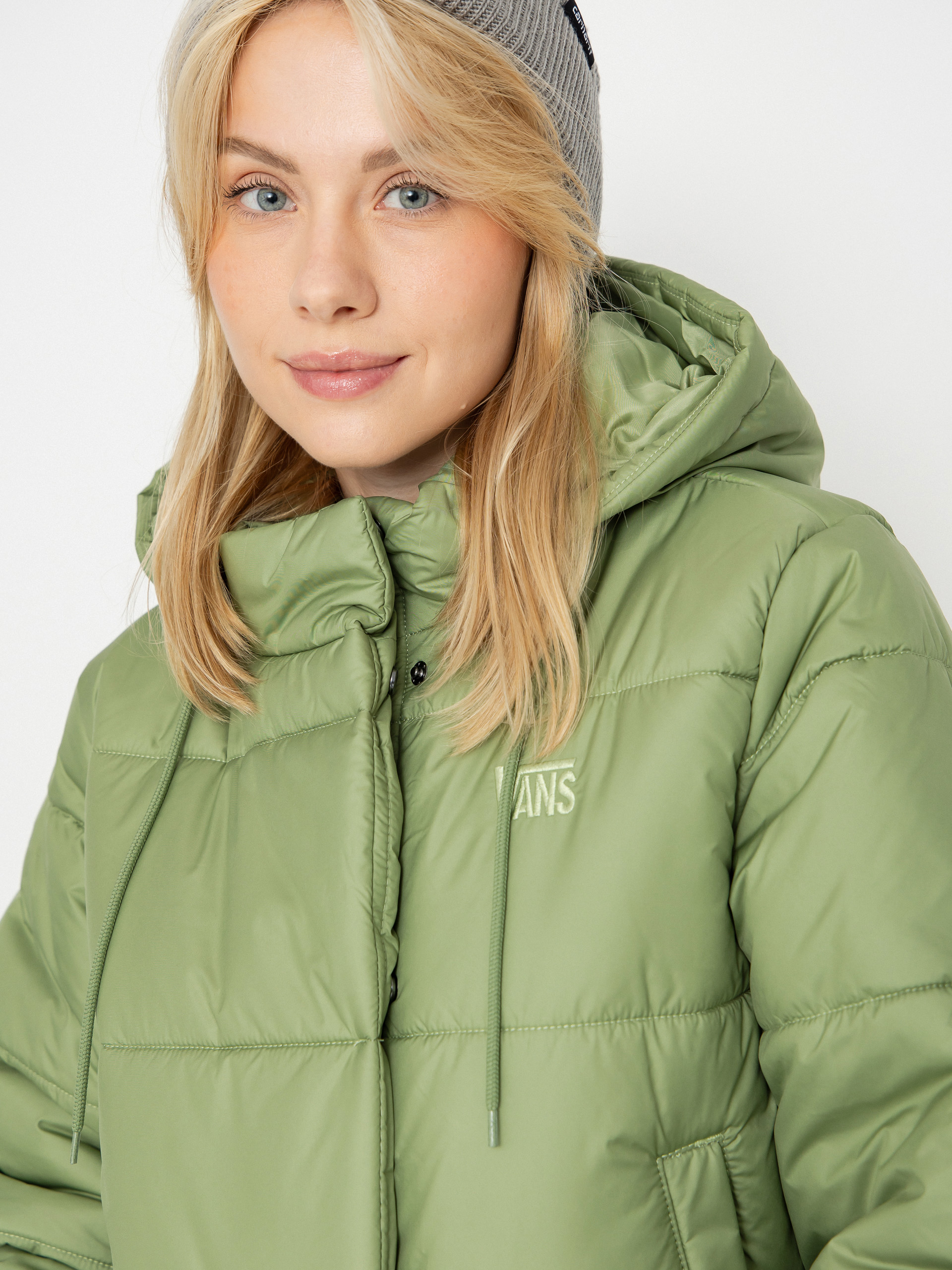 Vans Hillgate Cropped Puffer Wmn Jacket (neutral olive)