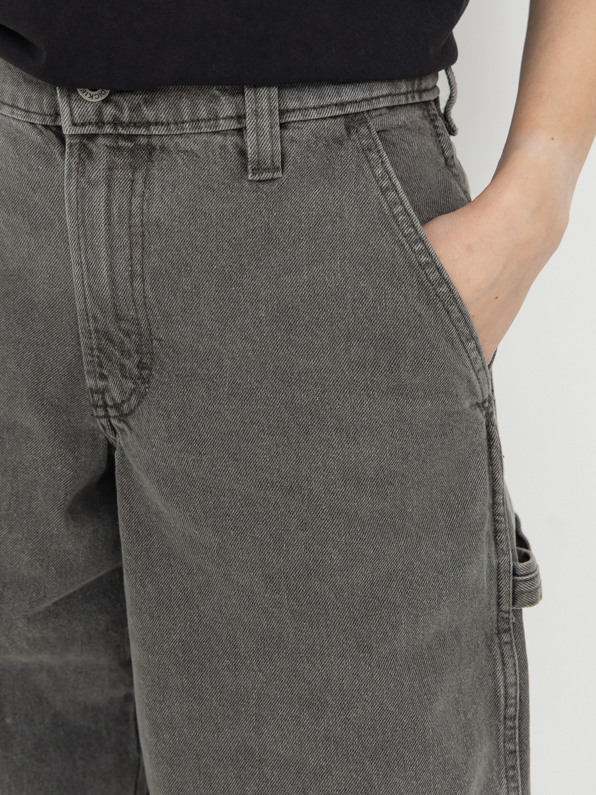 Dickies Stevensville Carpenter Wmn Pants (grey wash tinted)