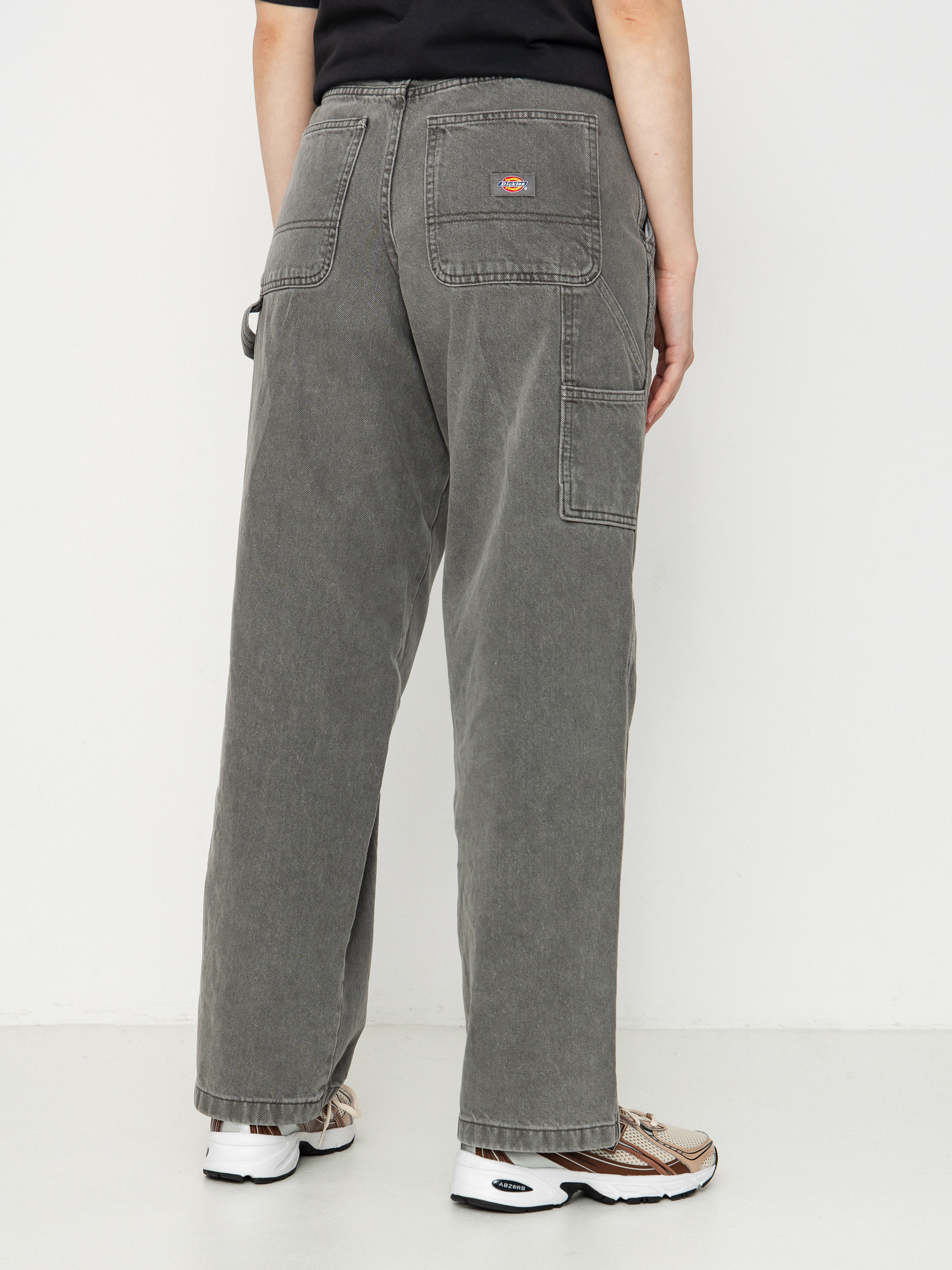 Dickies Stevensville Carpenter Wmn Pants (grey wash tinted)