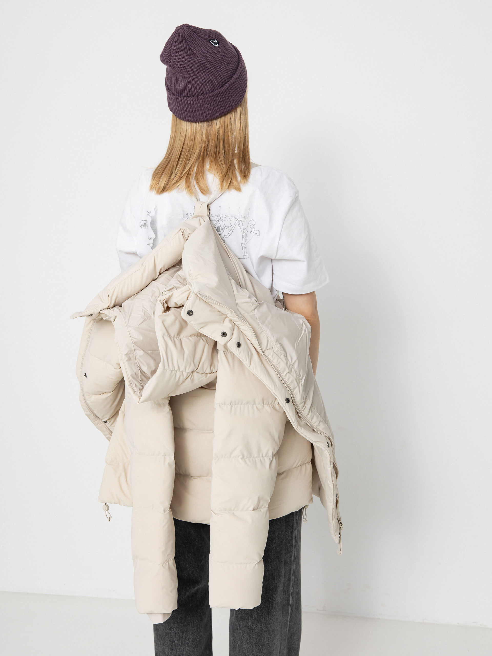 Columbia Amaze Puff Mid Hooded Wmn Jacket (dark stone)