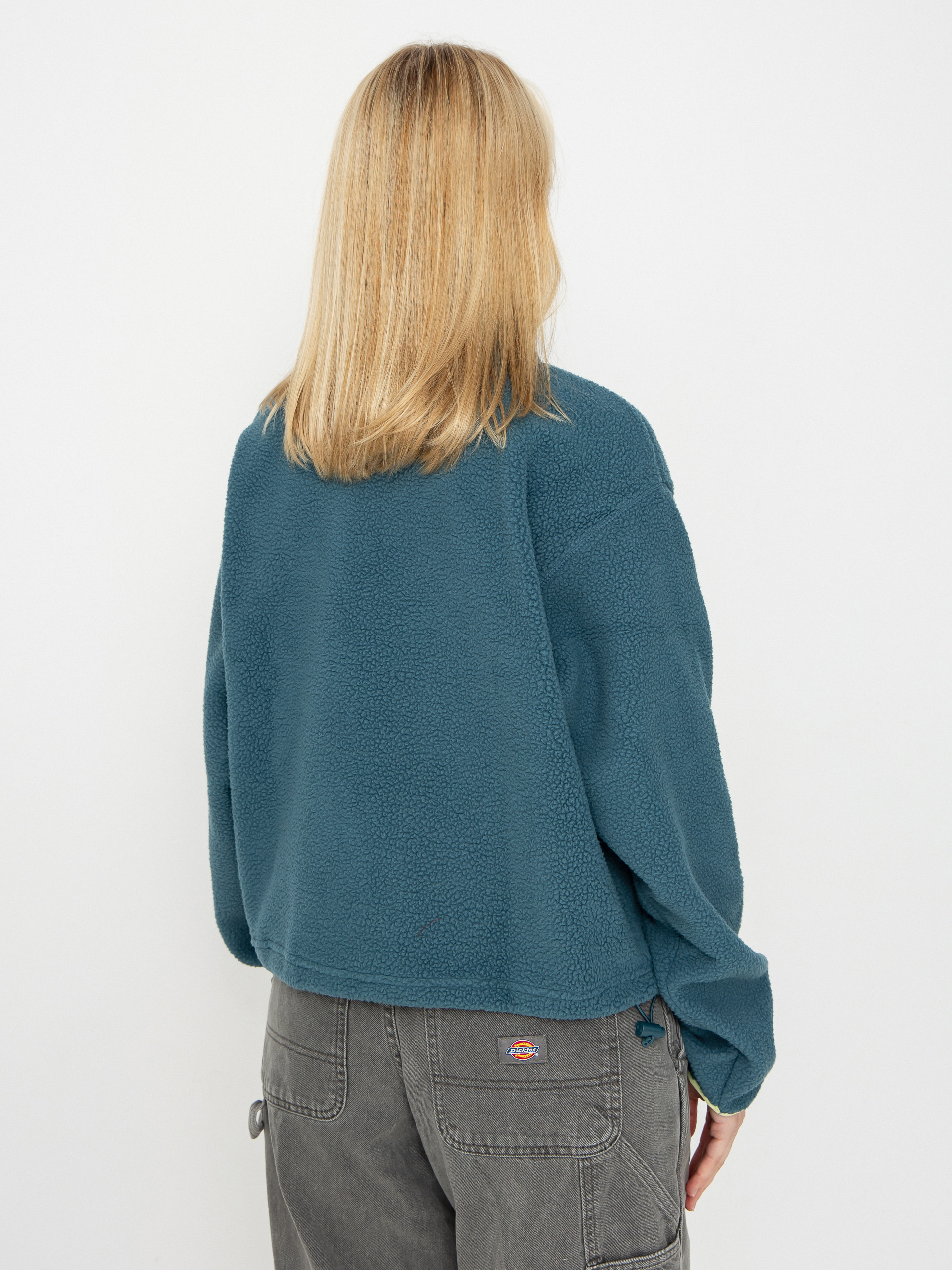 Columbia Helvetia II Cropped Half Snap Wmn Fleece - blue (everblue