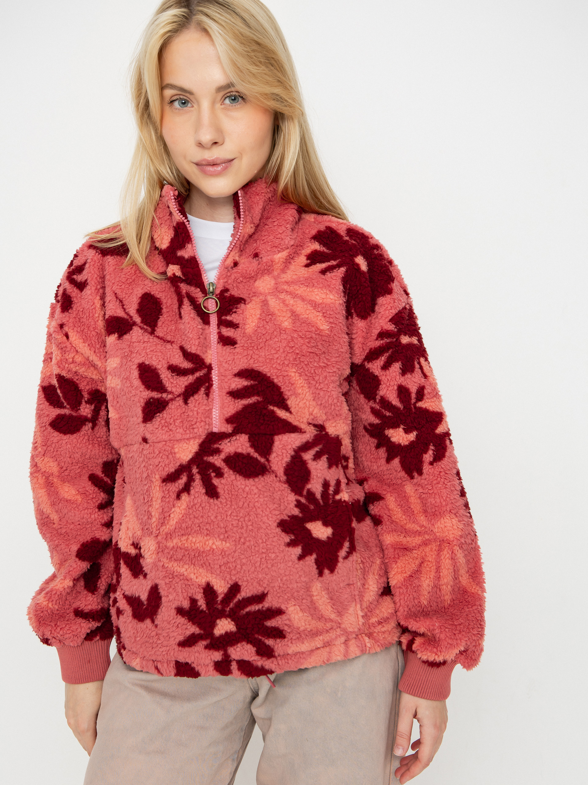 Billabong Fleece Jacke Time Off Wmn (mauve rose)