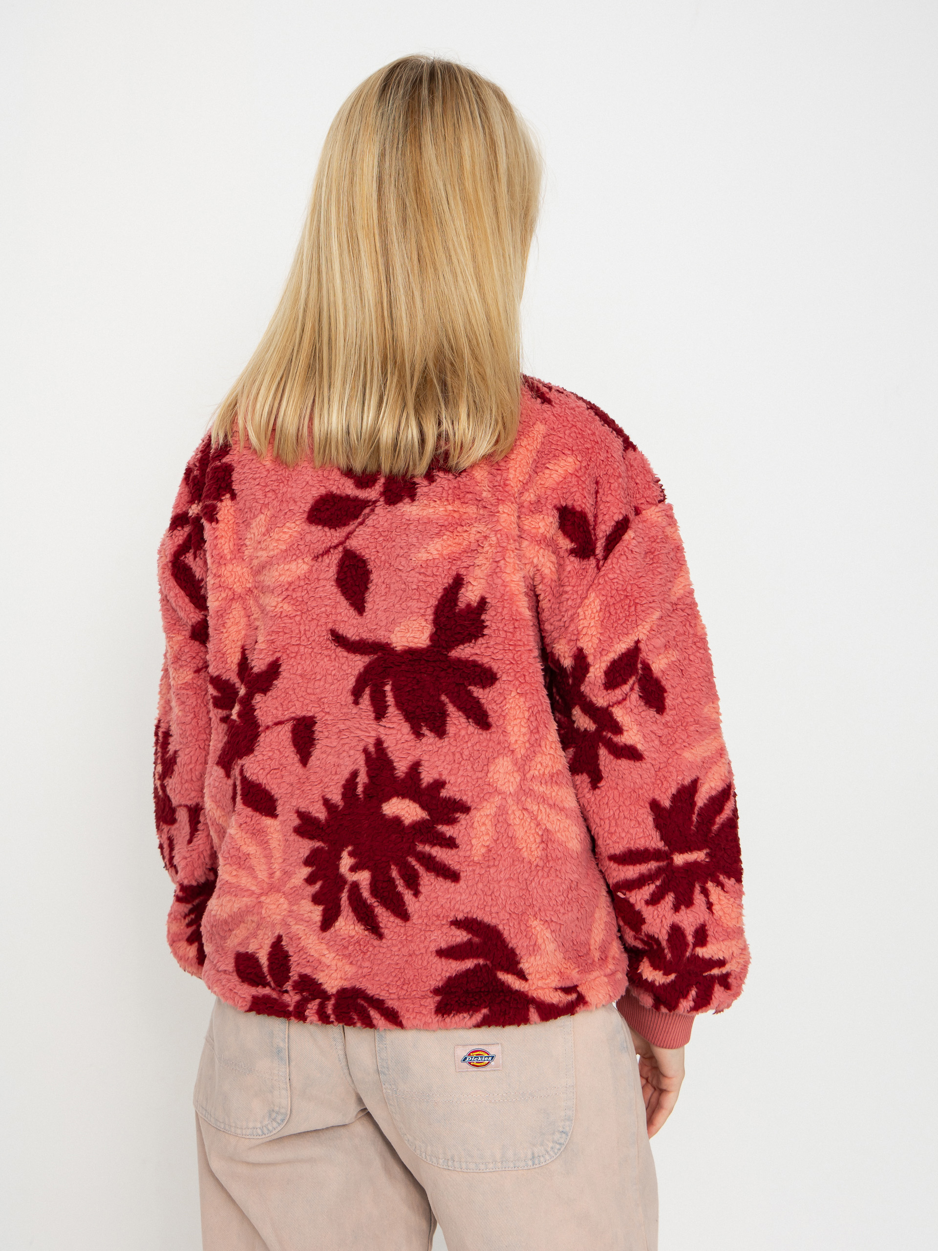 Damen Billabong Fleece Jacke Time Off (mauve rose)