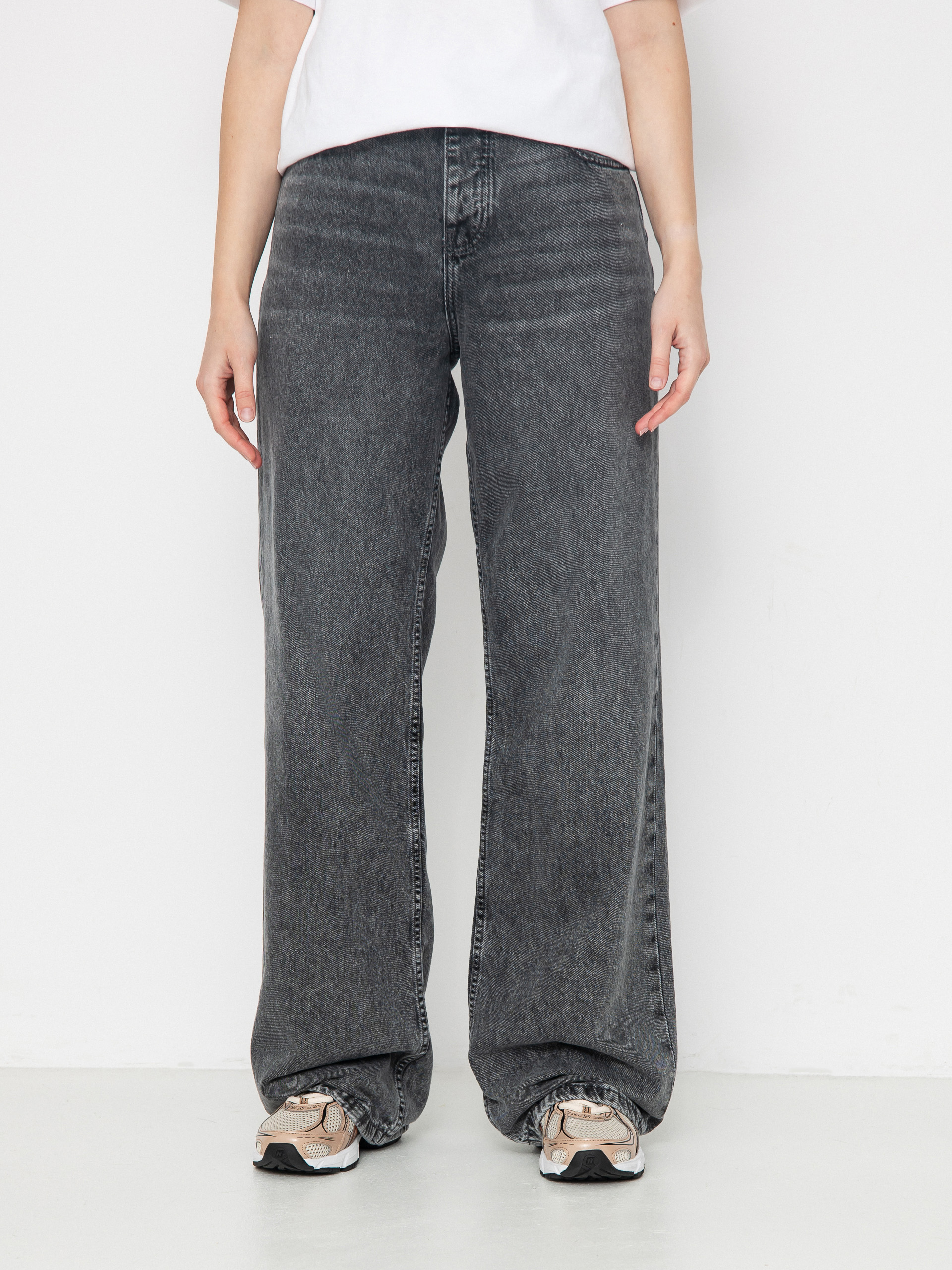 Roxy Milla Wide Leg Regular Mid Gr Wmn Pants