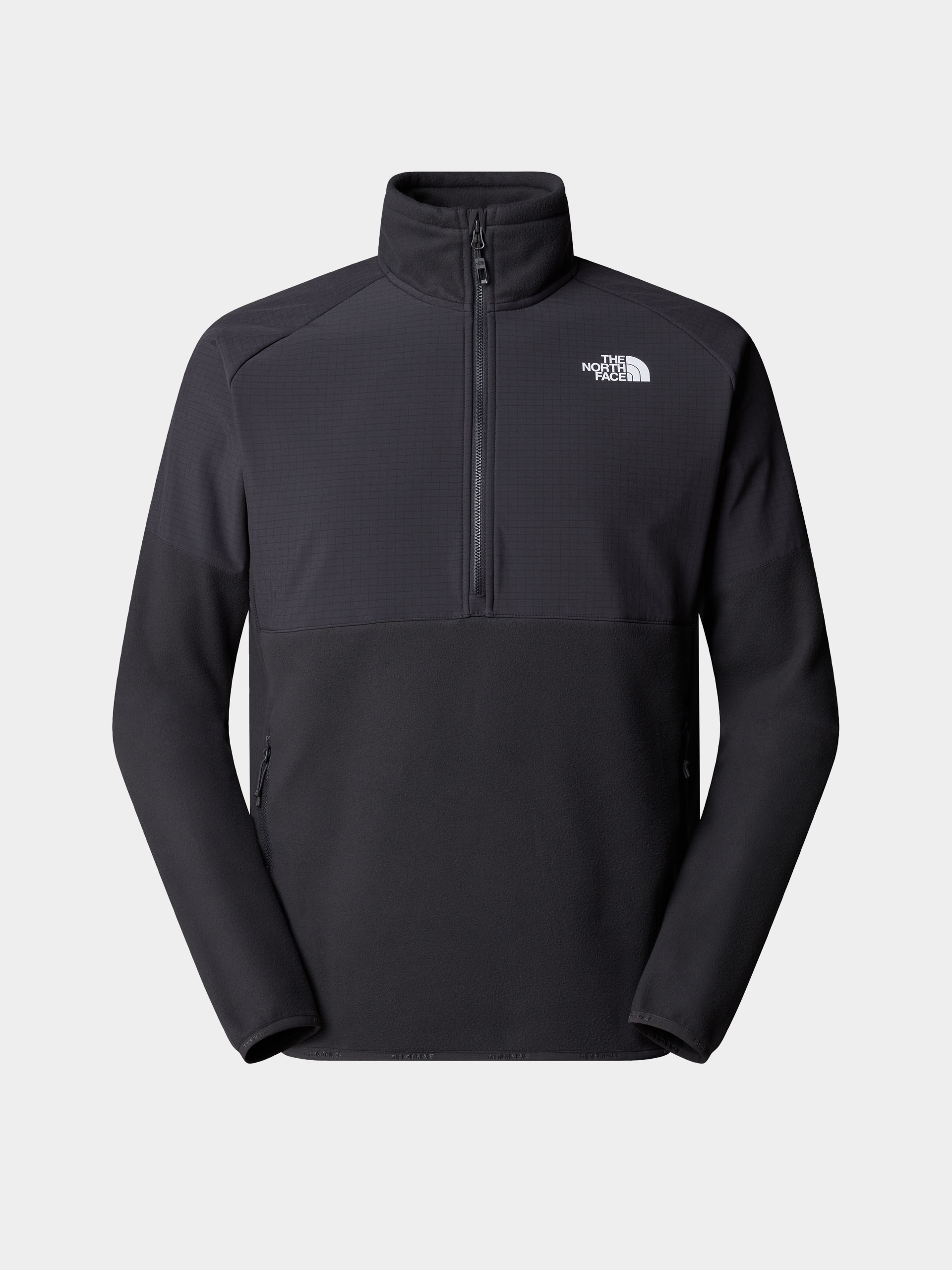 Mens The North Face Fleece  Glacier HVWT 1/2 Zip (asphg/aspg/tnfb)