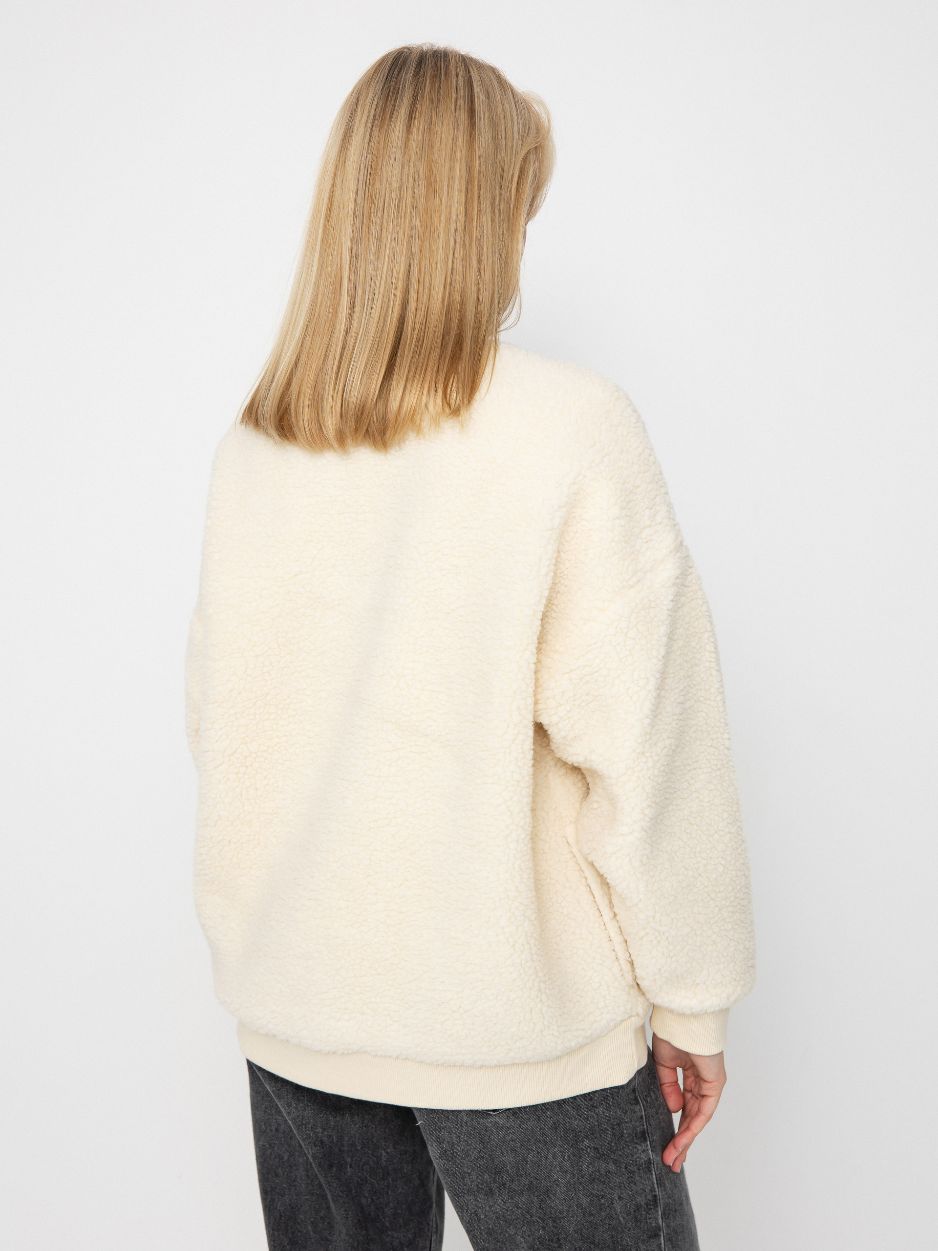 Womens Quiksilver Fleece  Barranco Crew (snow white)