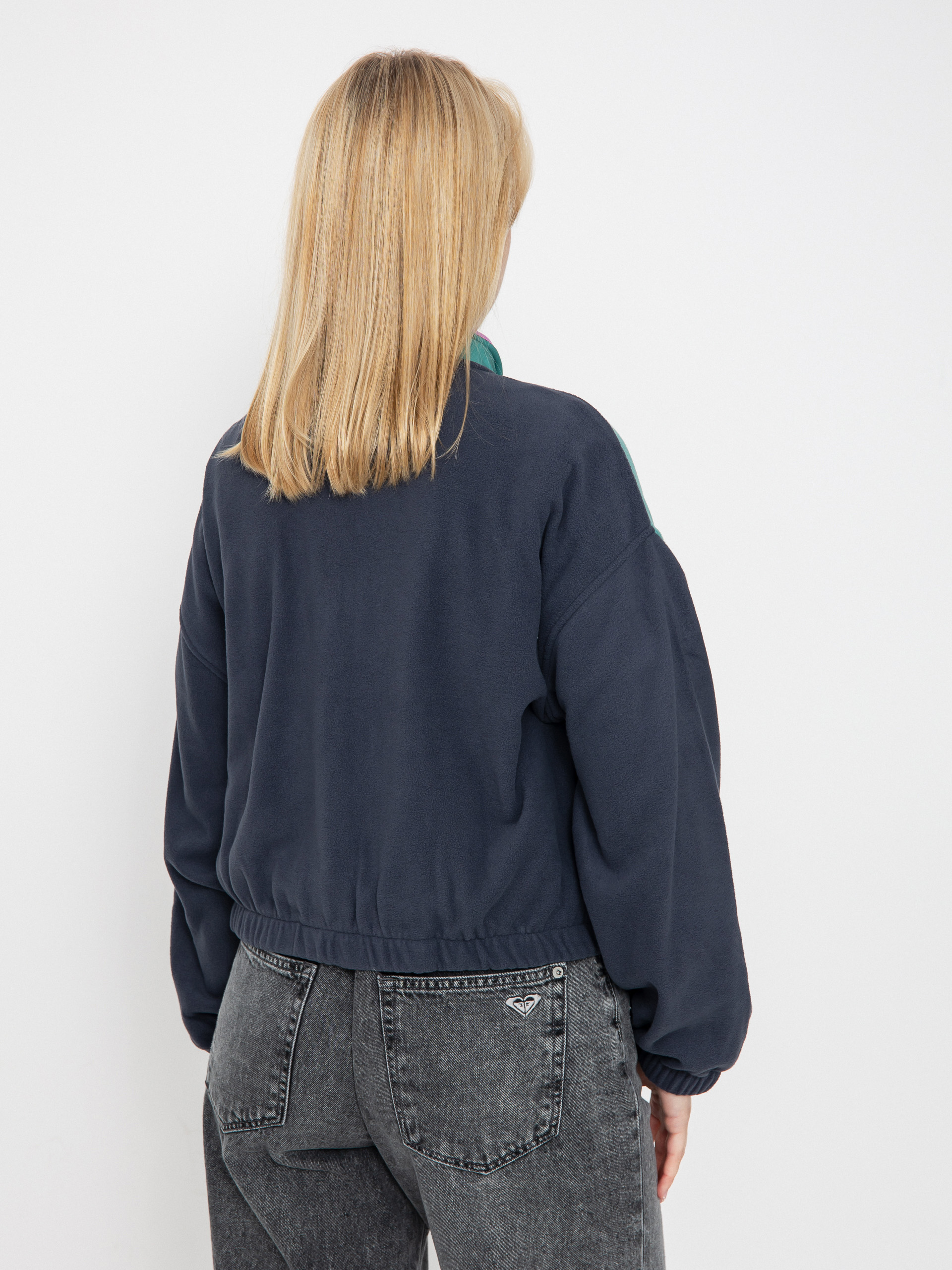 Damen Quiksilver Fleece Jacke Kedai FZ (india ink)