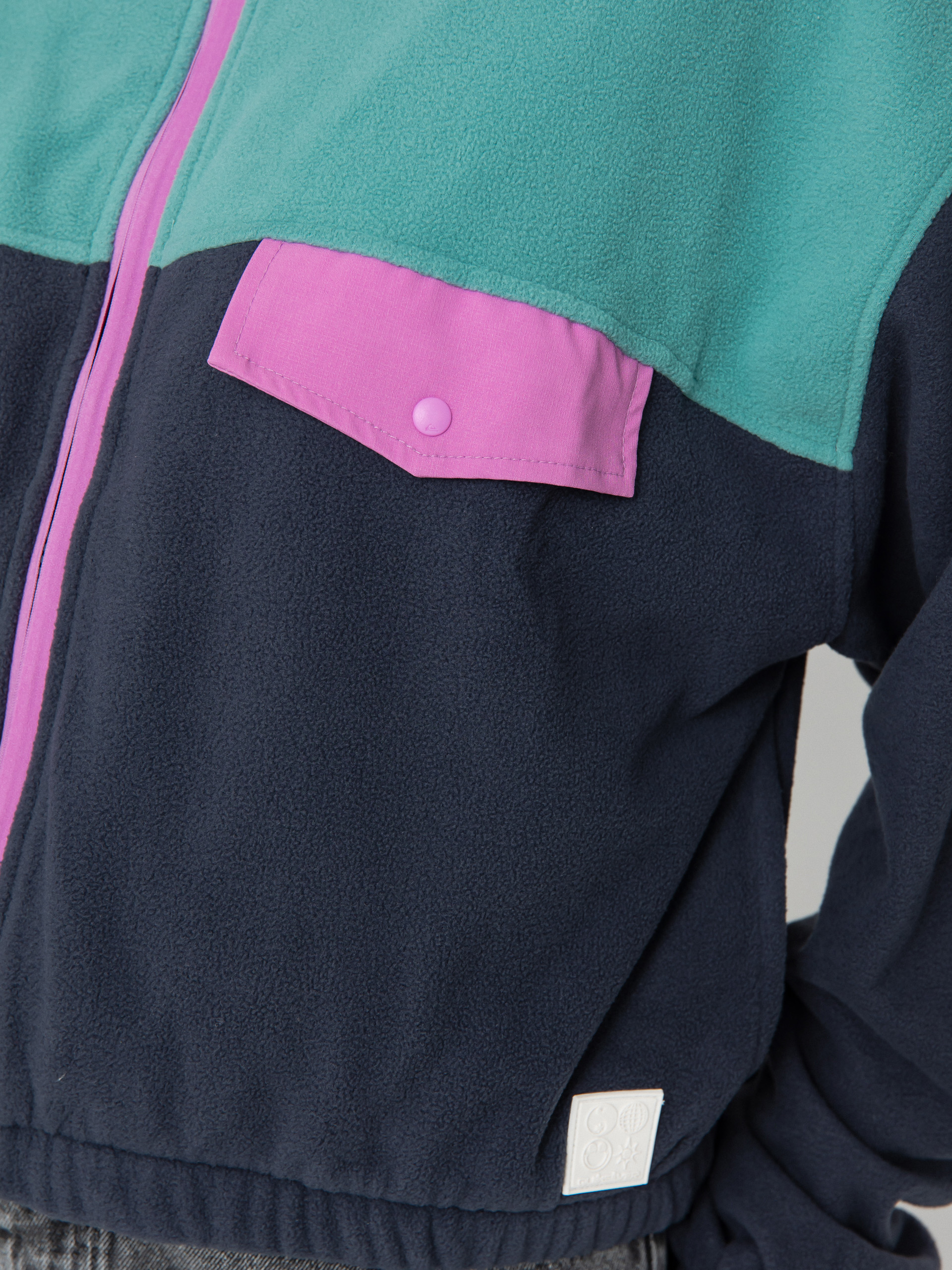 Damen Quiksilver Fleece Jacke Kedai FZ (india ink)