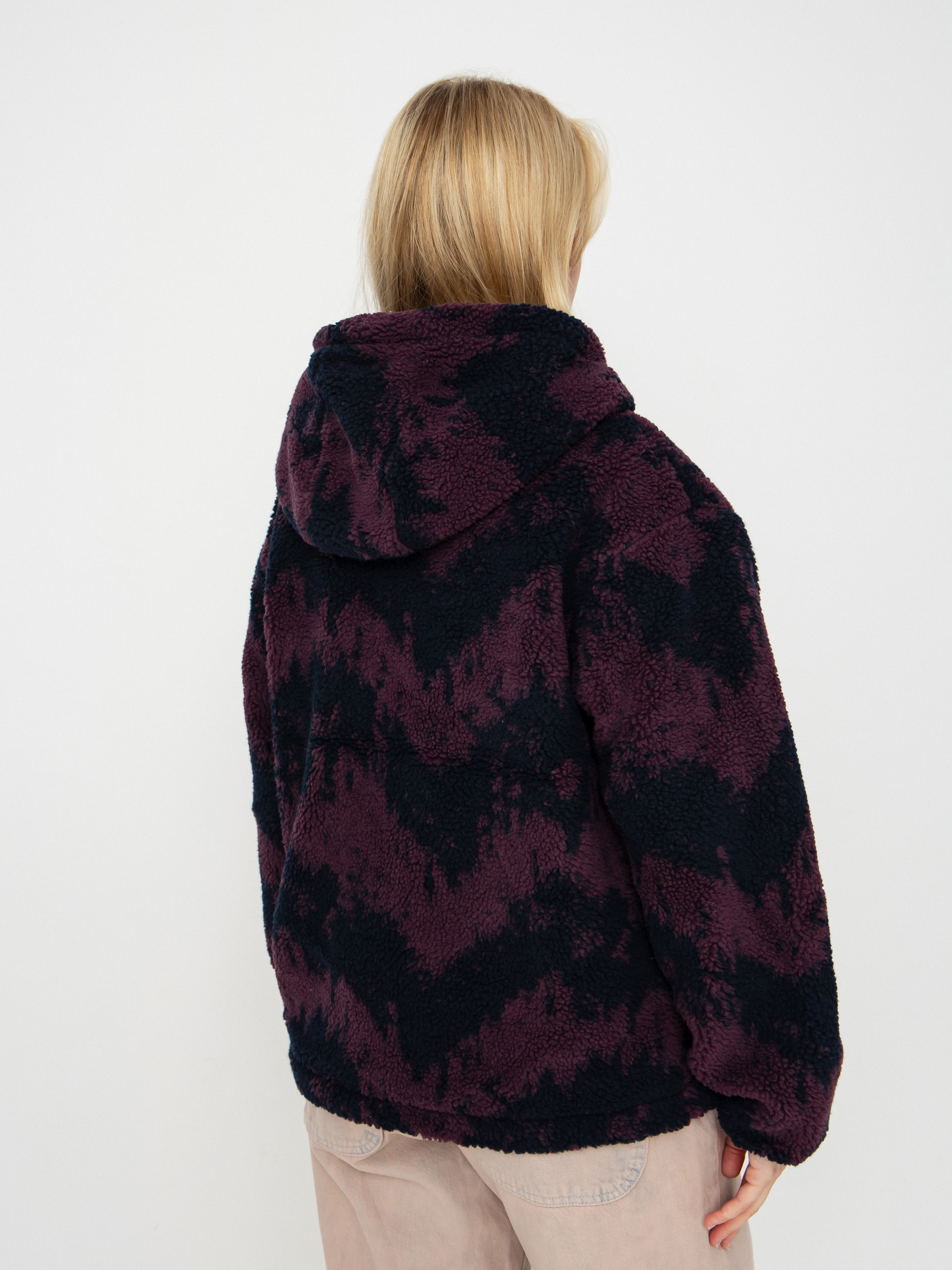 Iriedaily Jacket Pat Teddy Wmn (navy red)