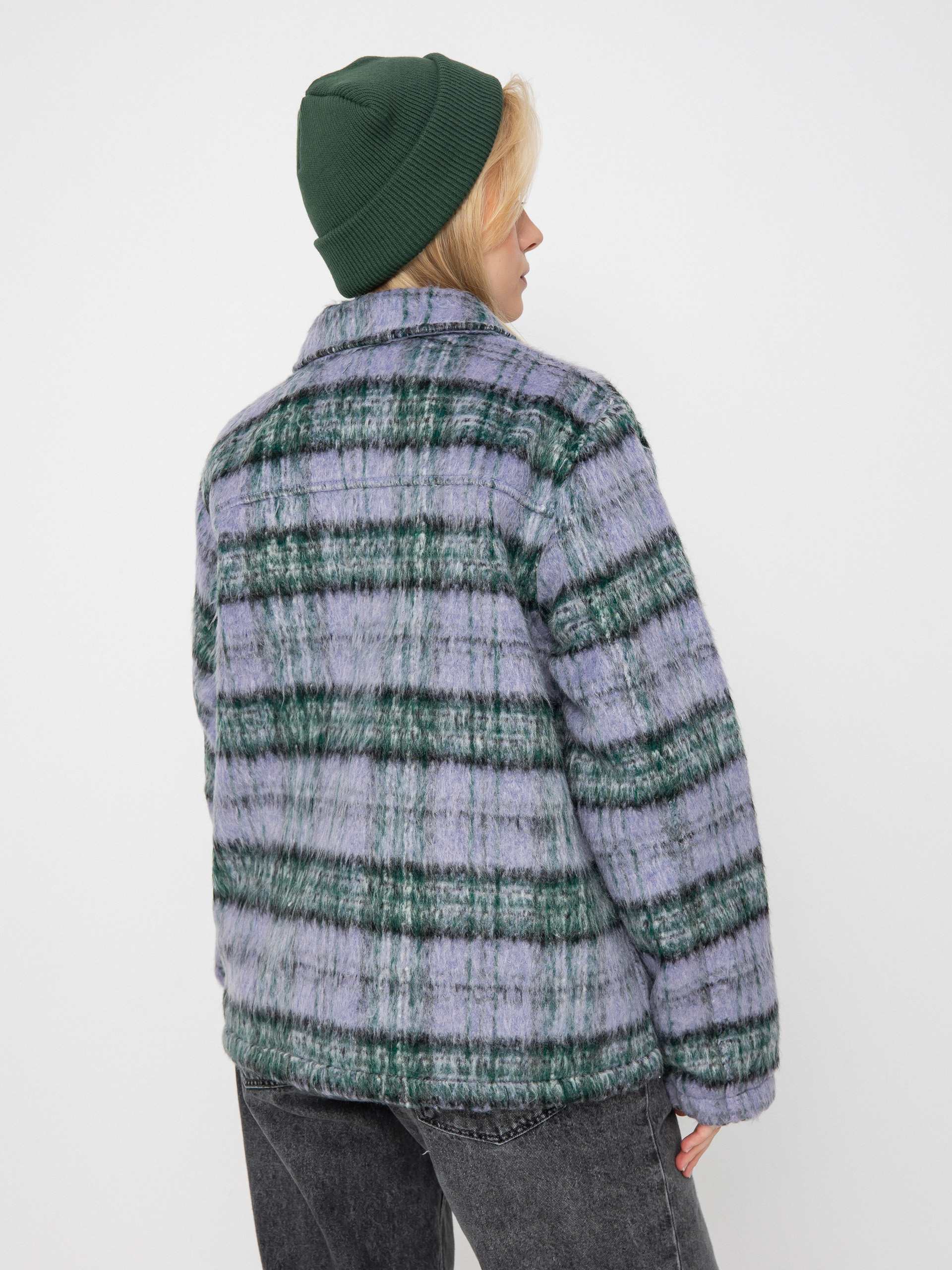 Santa Cruz Jacke Harbour Wmn (purple/green check)