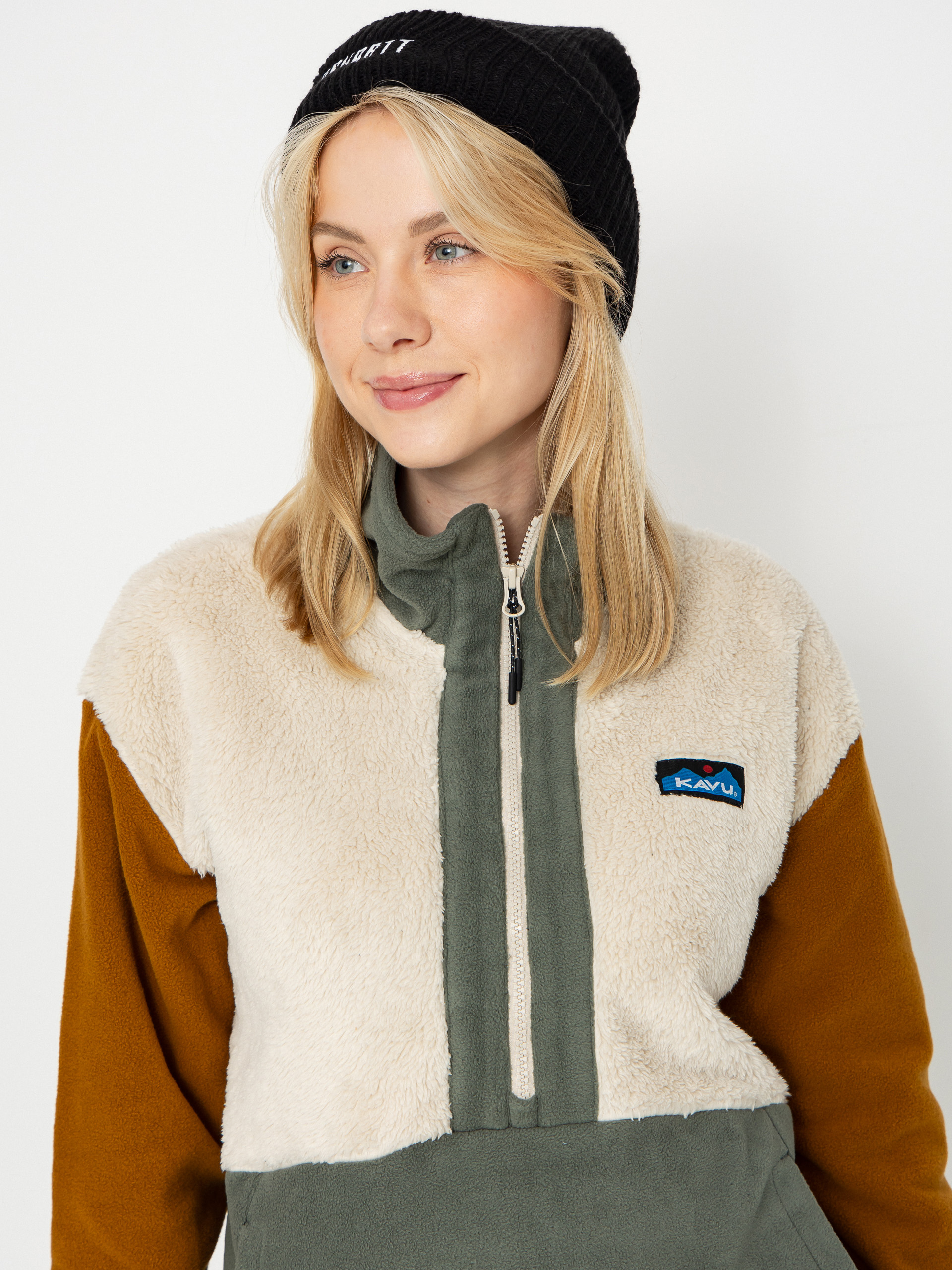 Damen Kavu Fleece Jacke Timber Lane (pine tree block)