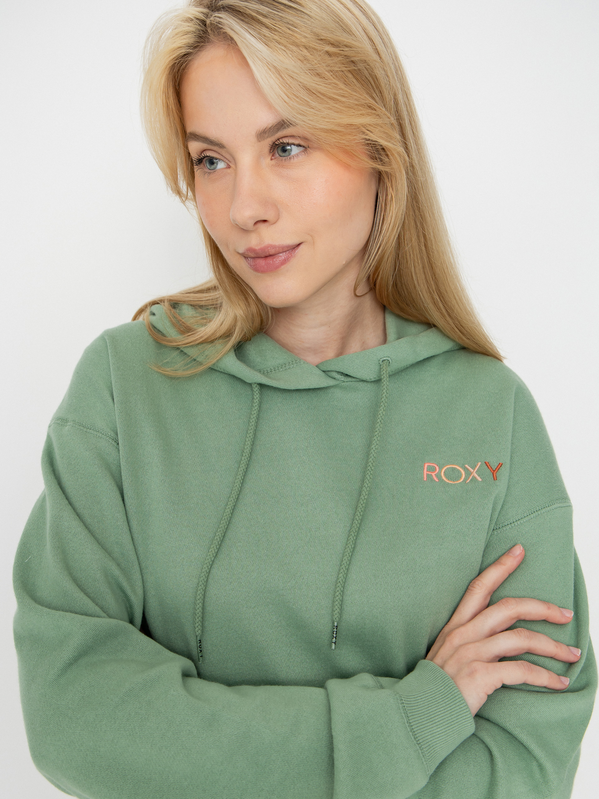 Roxy Hoodie Saturdaze HD Wmn (basil)