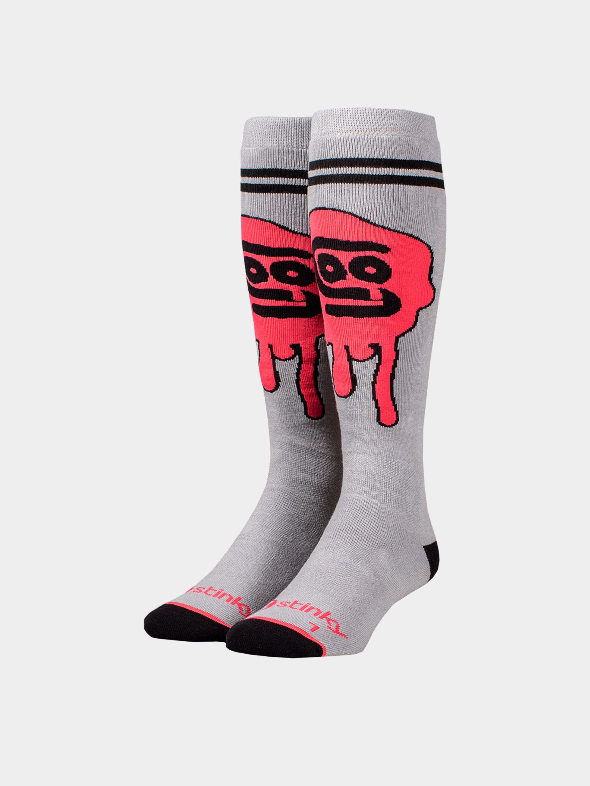 Stinky Socks Socks Drip Skull (soft gray)