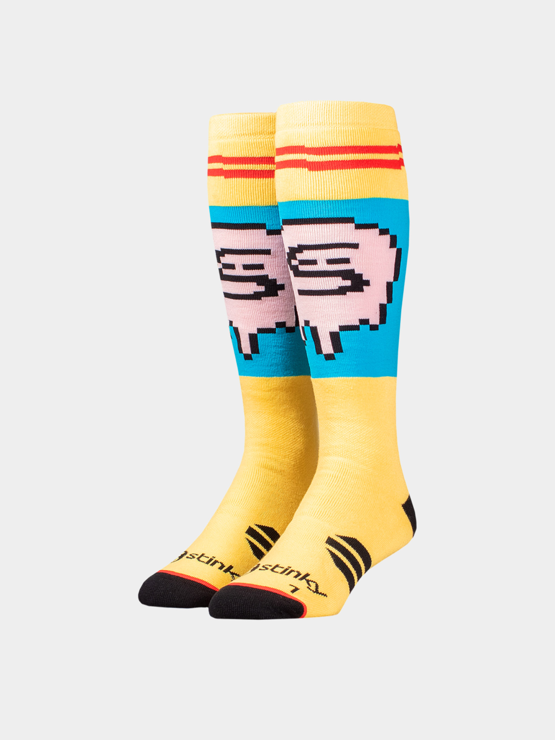 Stinky Socks Socks Atari Drip (yellow)
