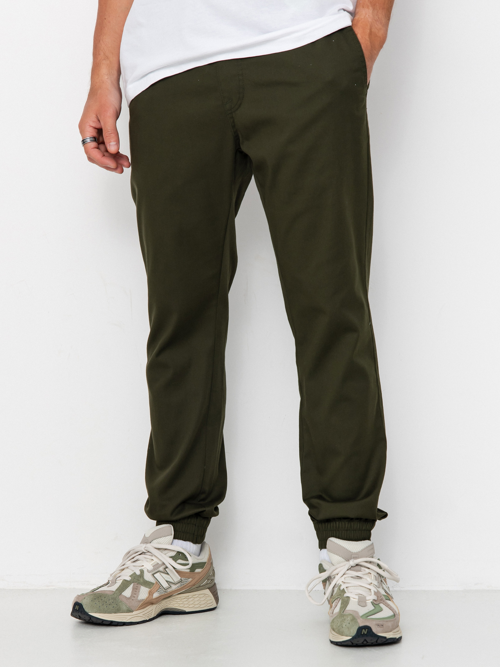Volcom Frickin Slim Jogger Hose (dark green)