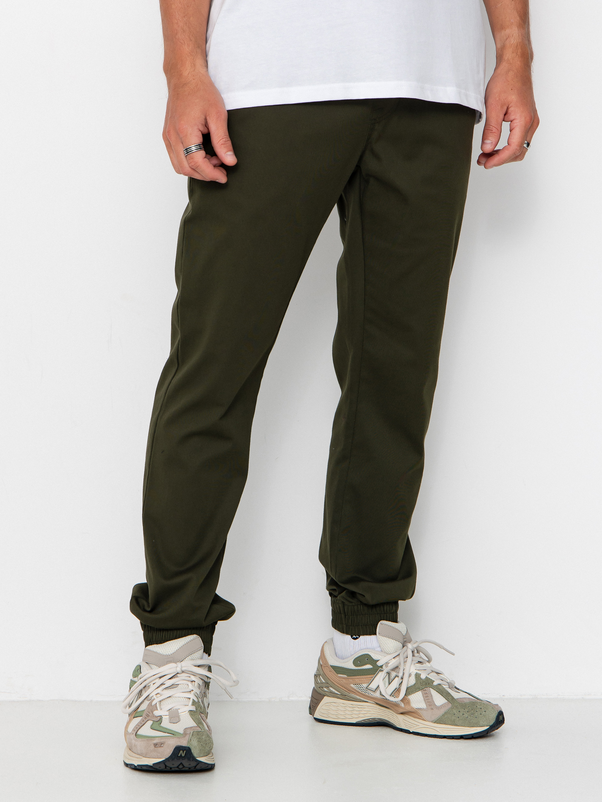 Volcom Frickin Slim Jogger Pants (dark green)