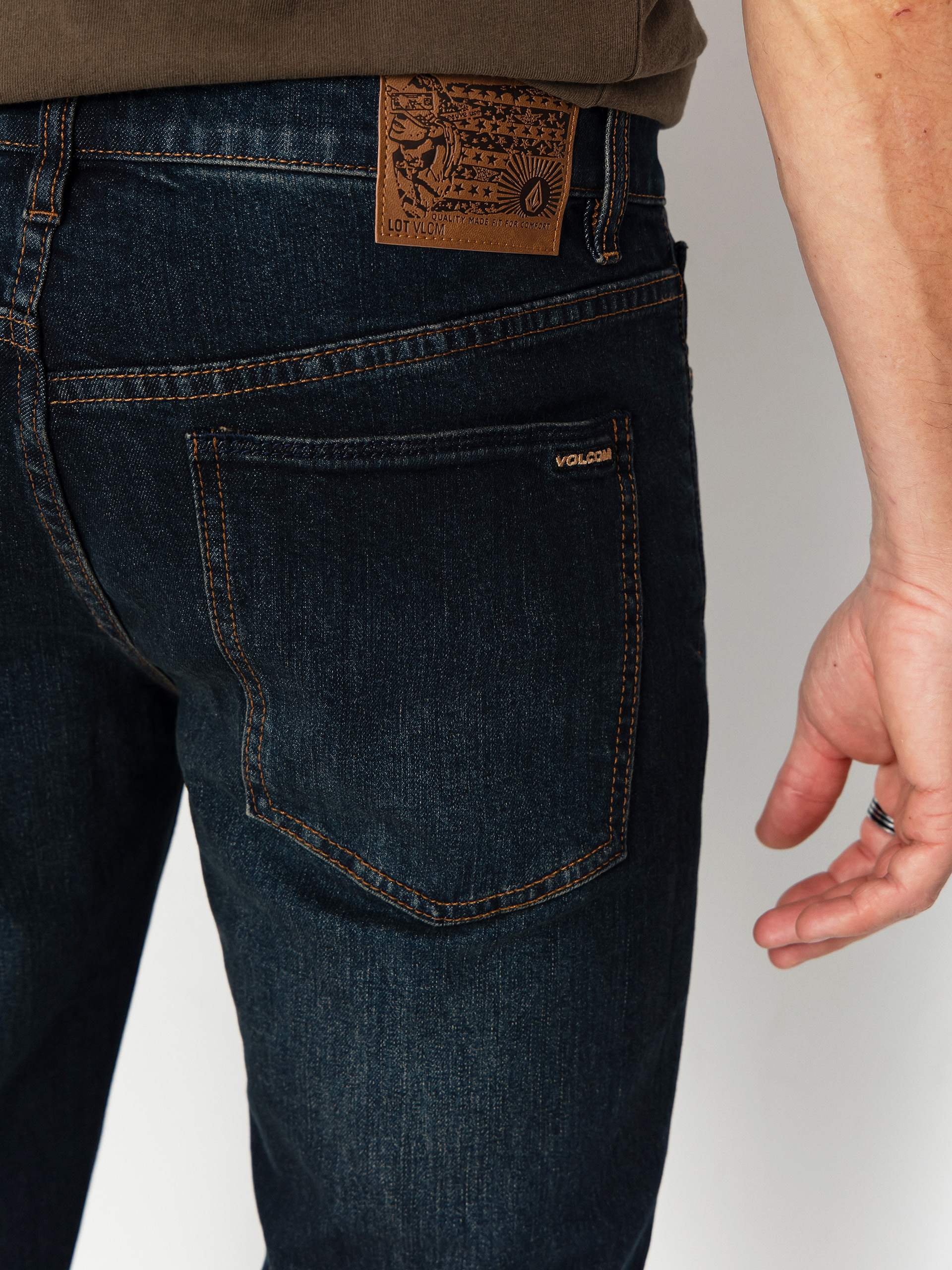 Volcom Solver Denim Pants (new vintage blue)
