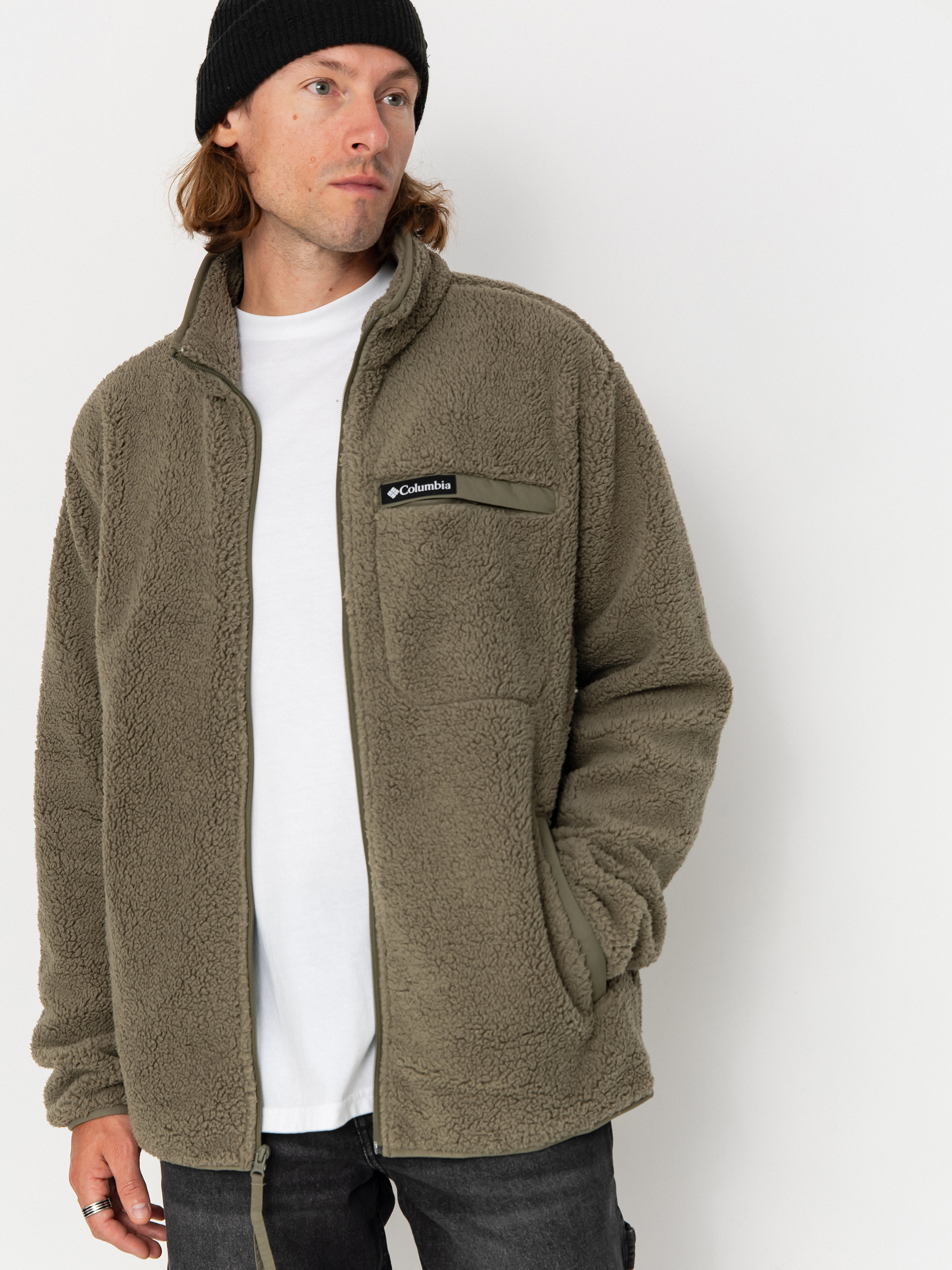 Columbia Rugged Ridge High Pile Full Zip Fleece brown, green