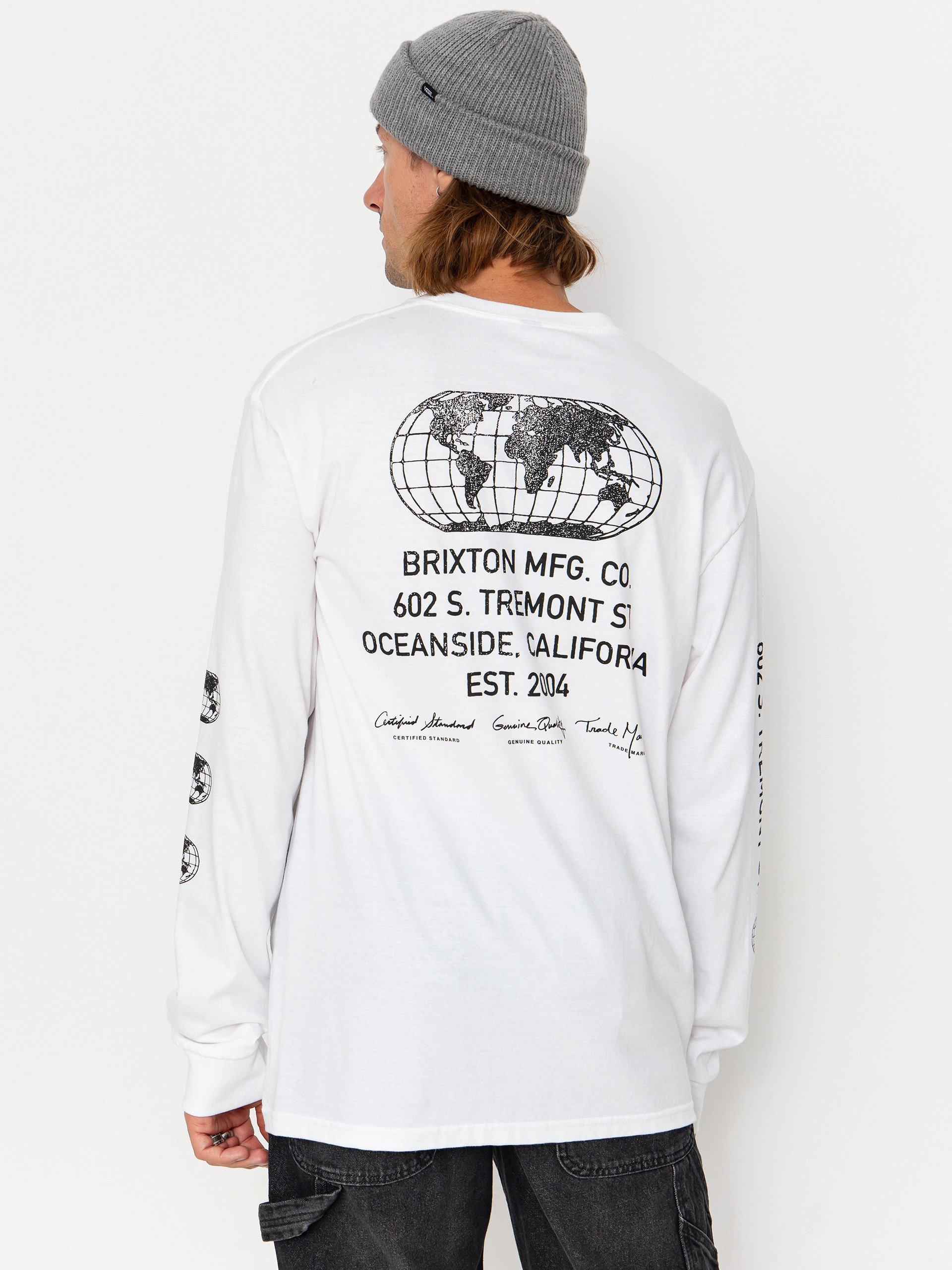 Brixton Union Std Longsleeve (white)