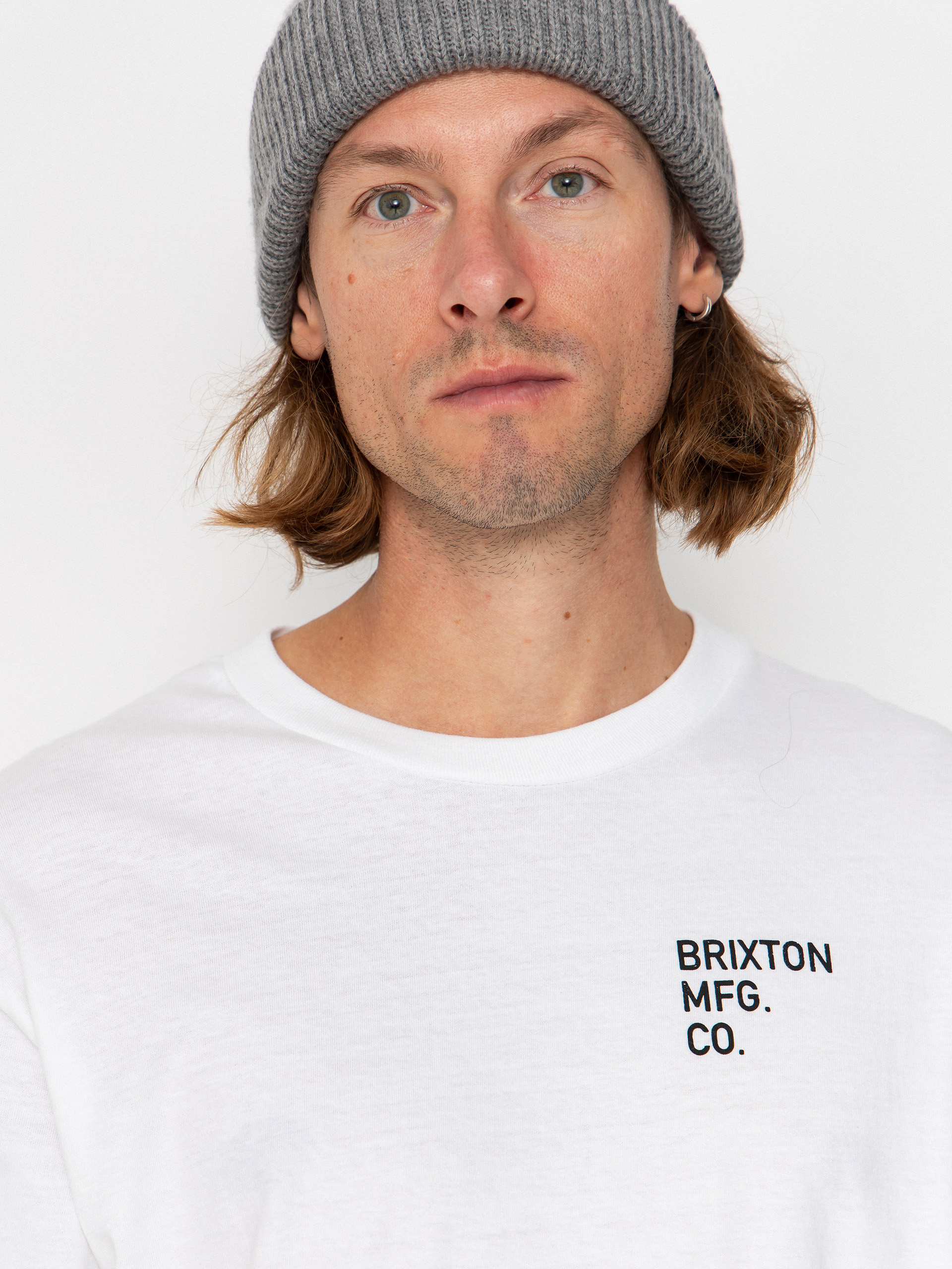 Brixton Union Std Longsleeve (white)
