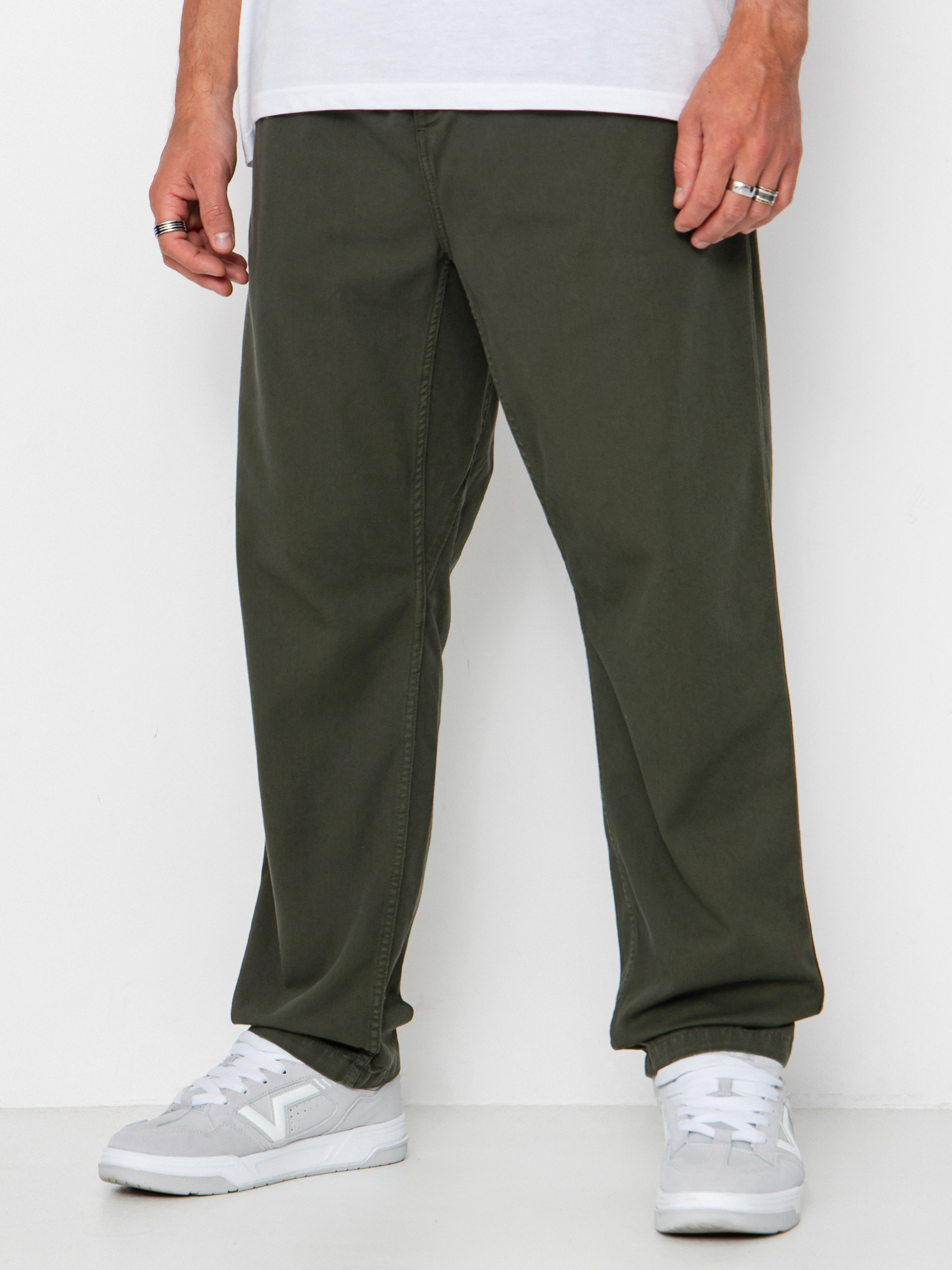 Carhartt WIP Flint Pants - green (opuntia/garment dyed)