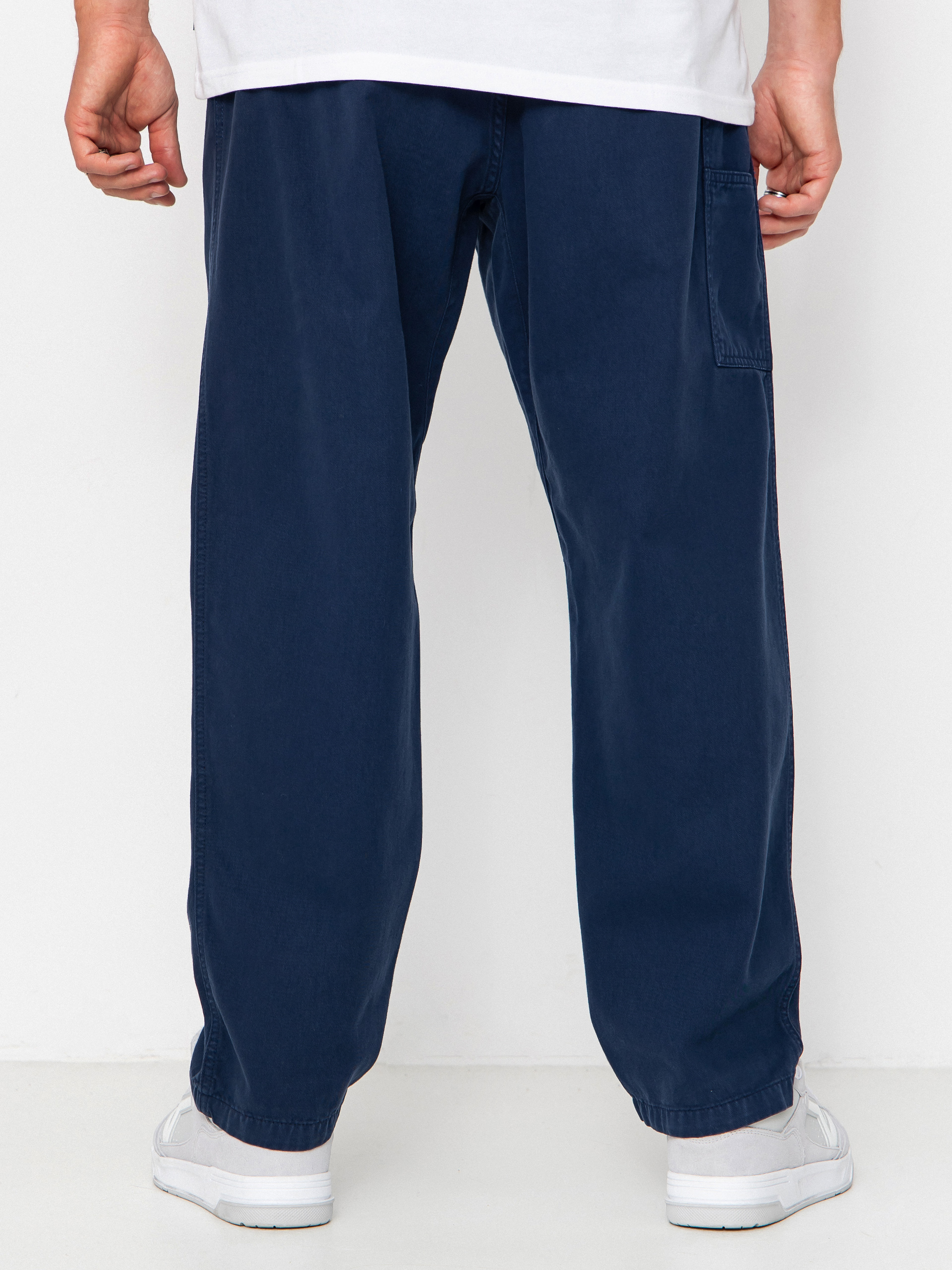 Carhartt WIP Flint Pants - navy blue (jupiter/garment dyed)