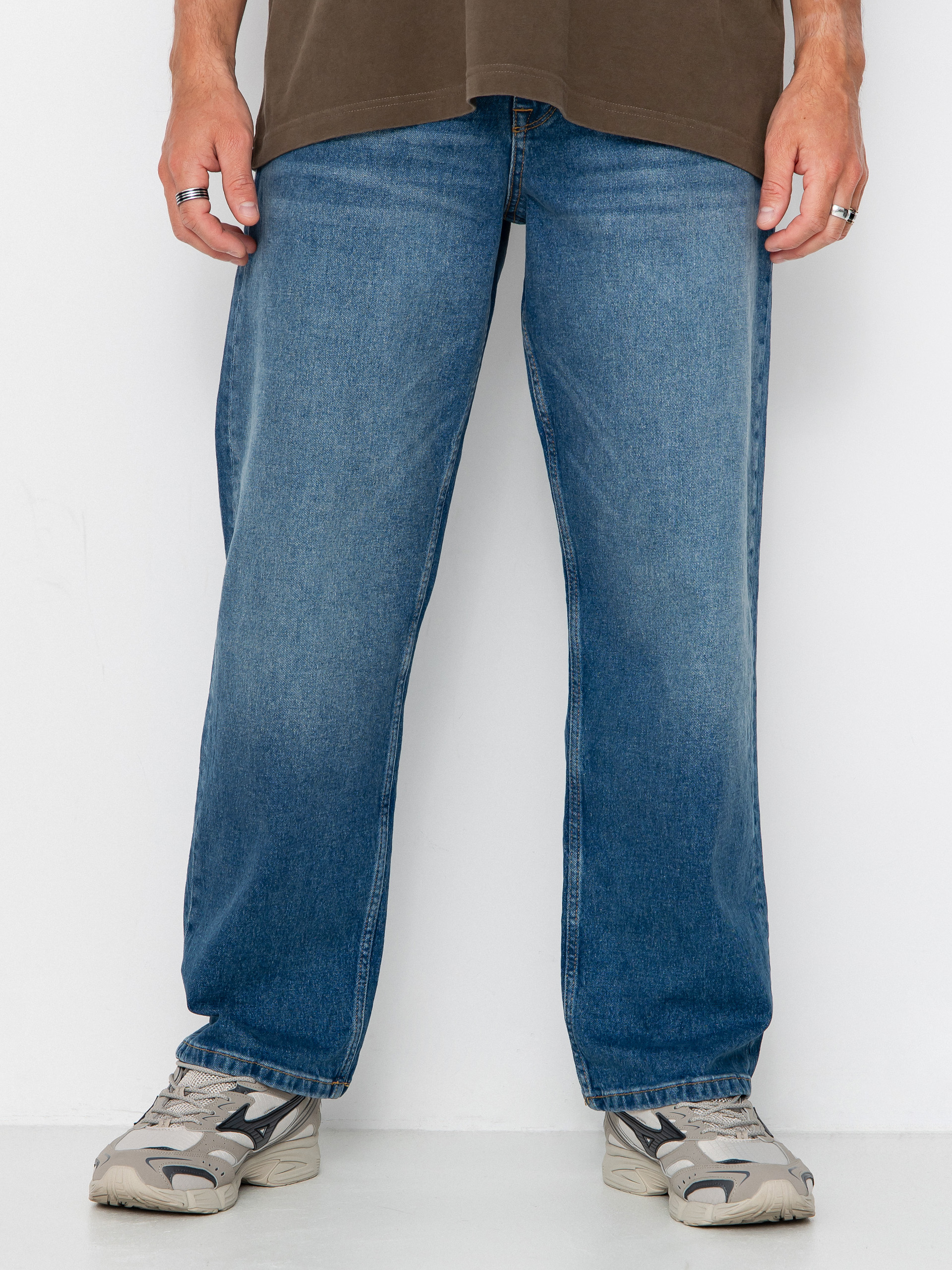 Homeboy X Tra Baggy Wiskers Denim Pants (vintage blue)