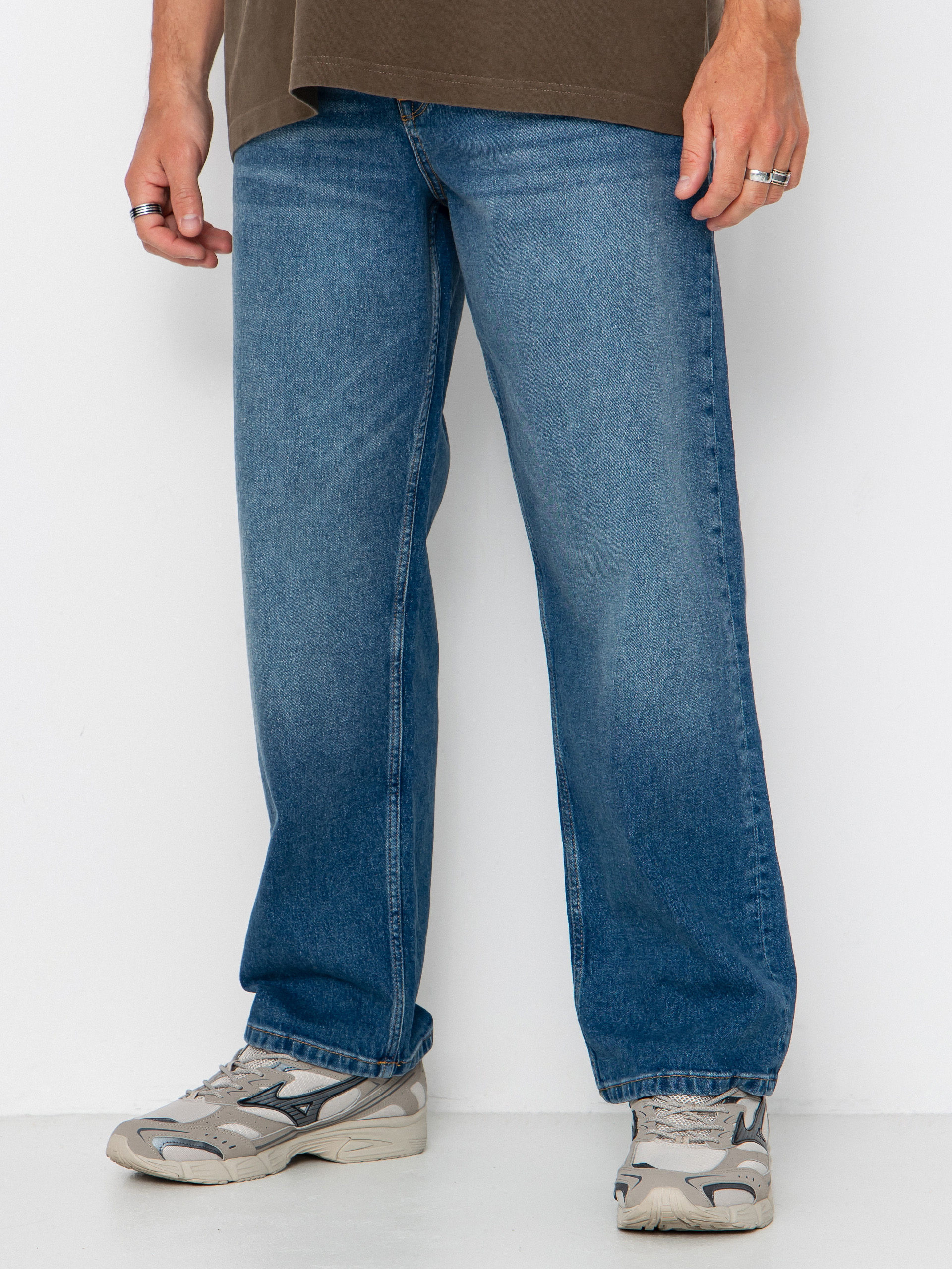 Homeboy X Tra Baggy Wiskers Denim Pants (vintage blue)