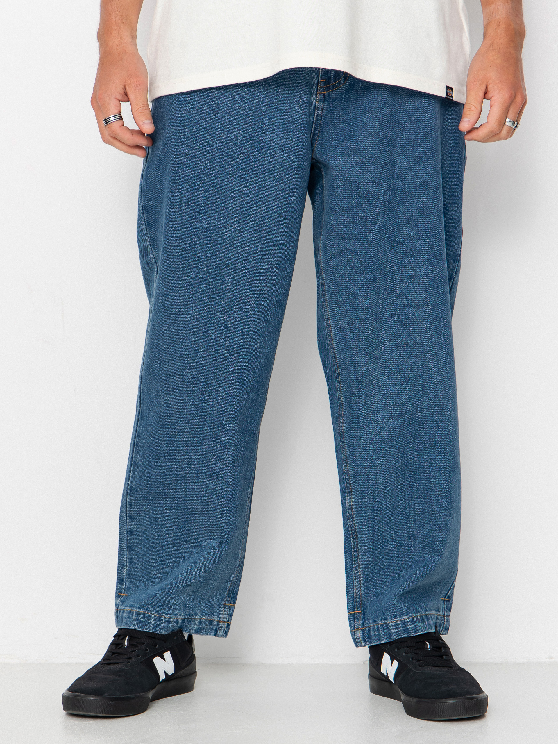 DC Worker Baggy Denim Rsi Pants - navy blue (stone indigo)