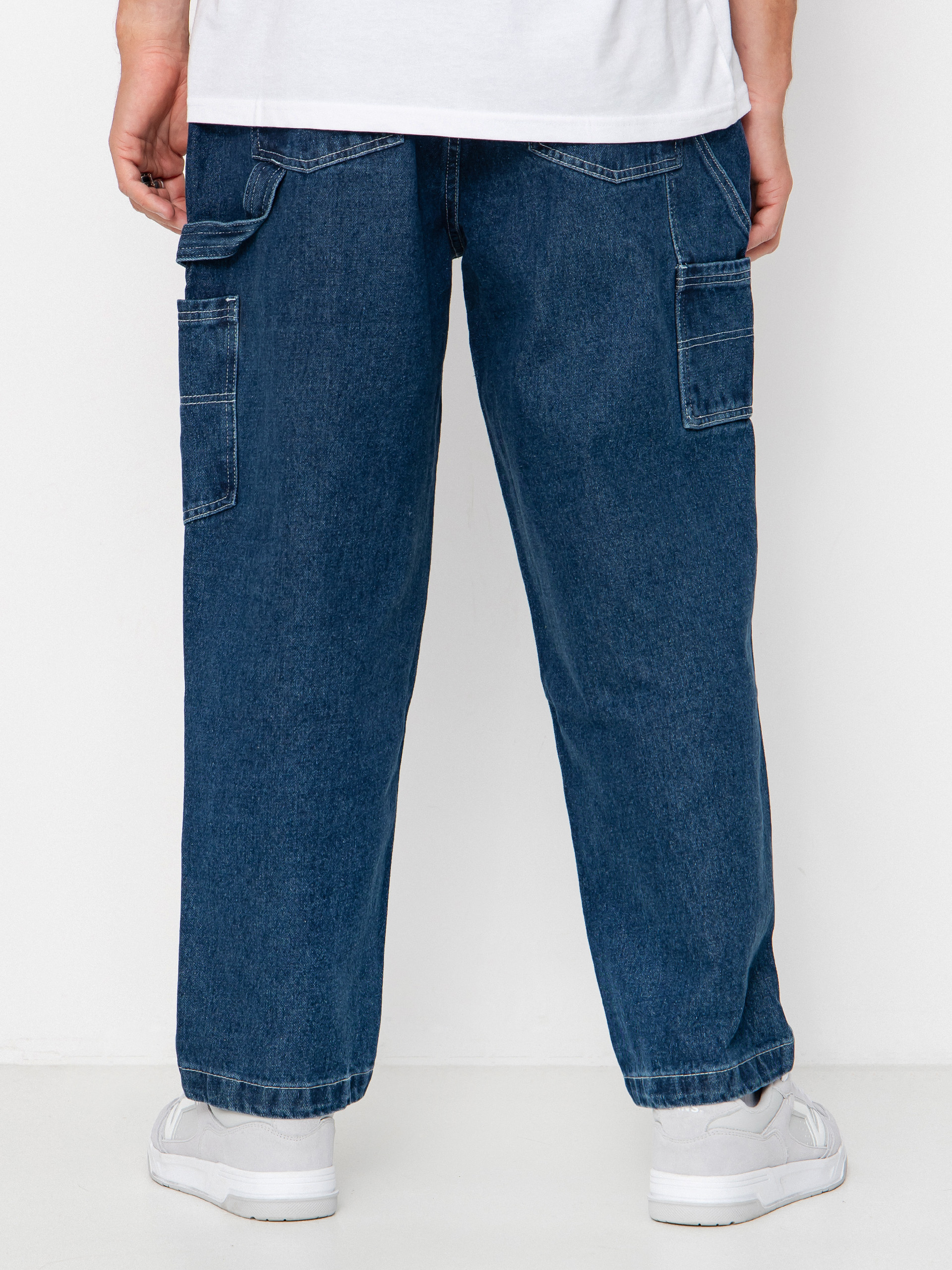 Santa Cruz Pants Carpenter - navy blue (dark denim/white)