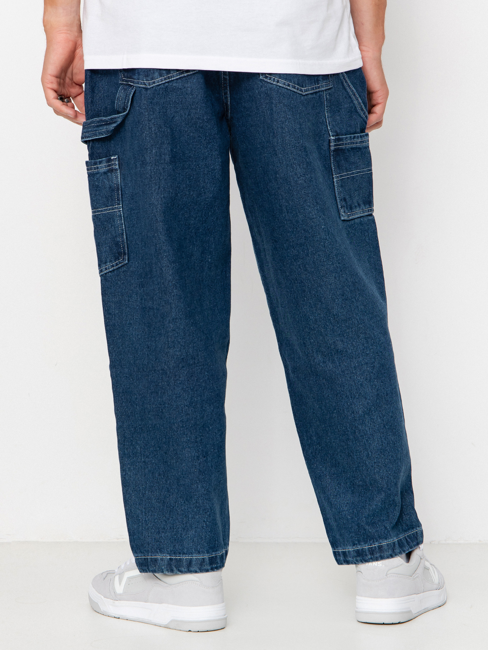 Santa Cruz Pants Carpenter - navy blue (dark denim/white)